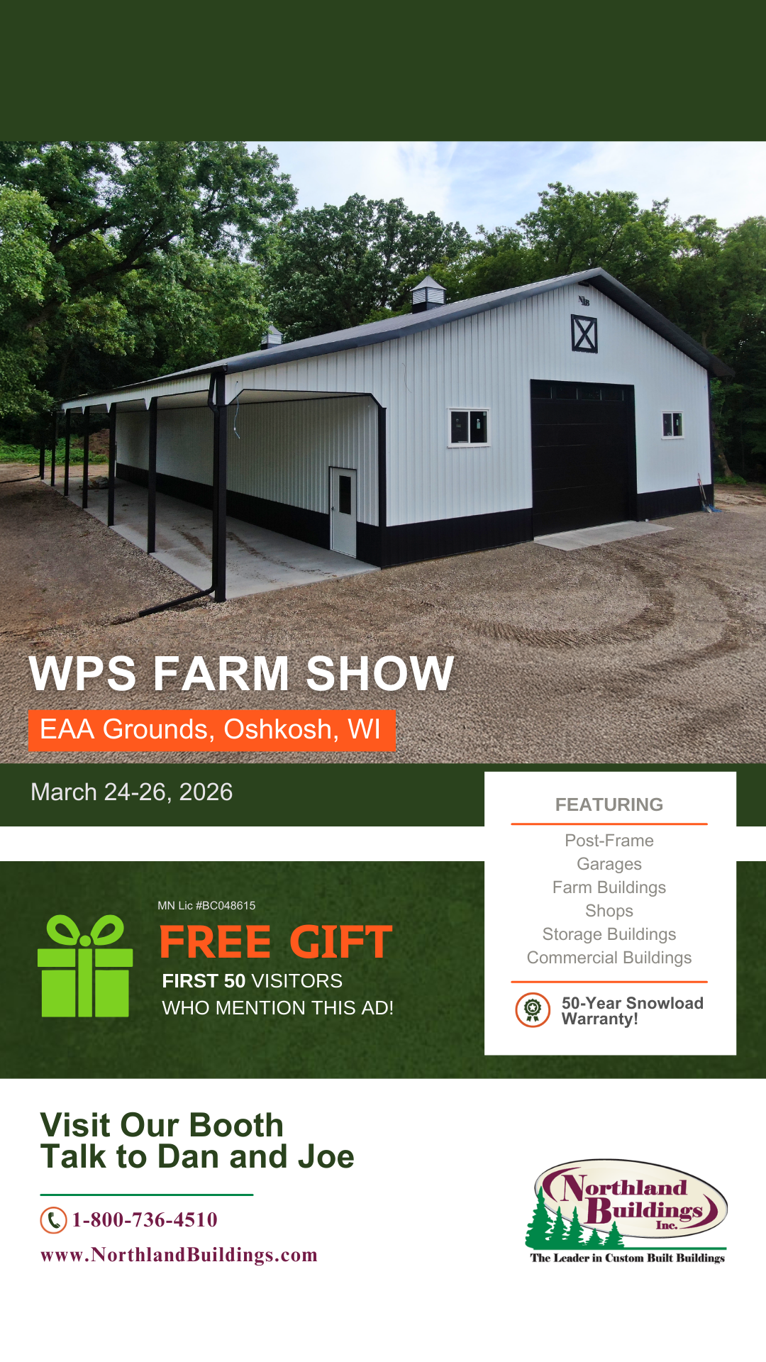 Northland Buildings, Inc. Facebook ad