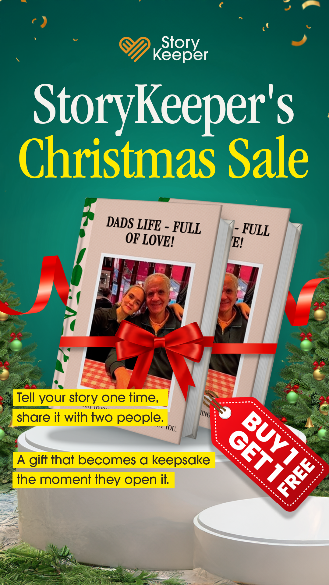 StoryKeeper Facebook ad