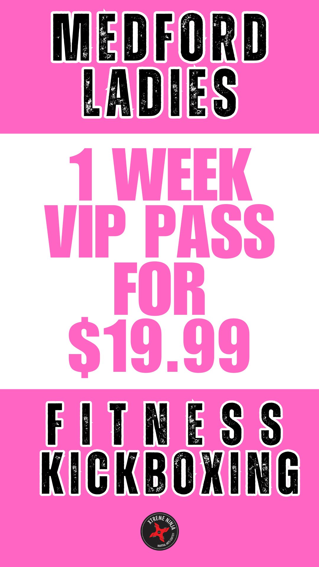 Xtreme Ninja Fitness Facebook ad from Mar 11, 2026
