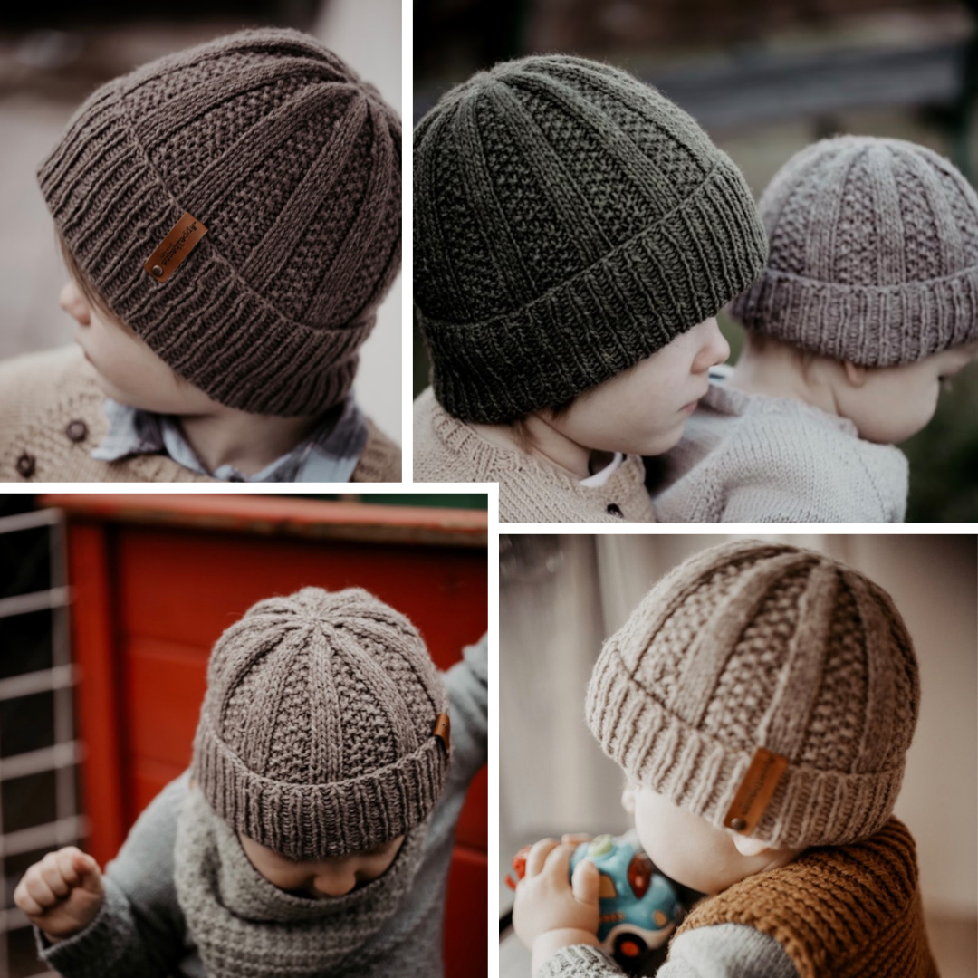 Loop & Bloom Facebook ad: Easy Knitted Beanie PDF