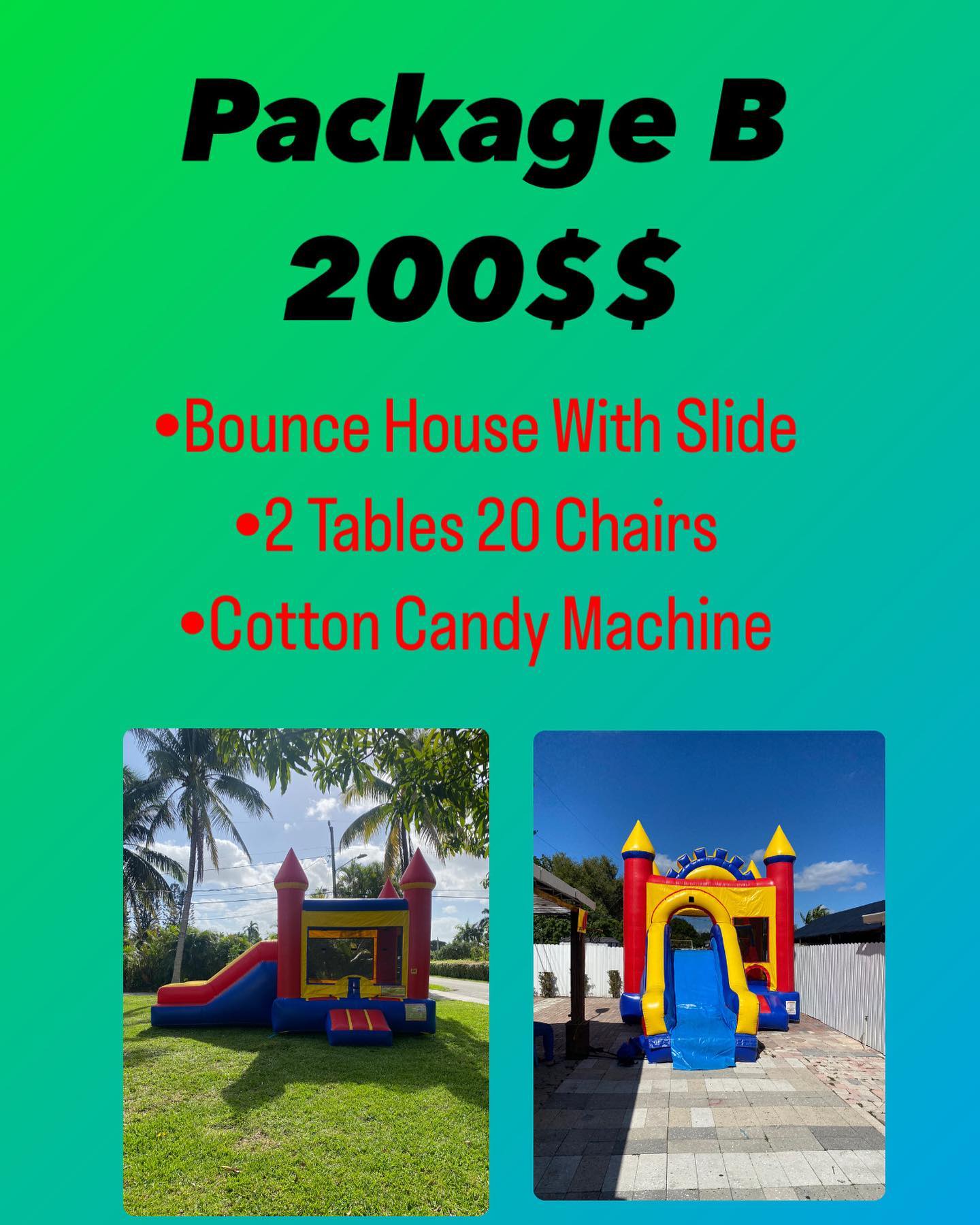 Party Rental Facebook ad: Our Most Popular Party Package Ask About Our…
