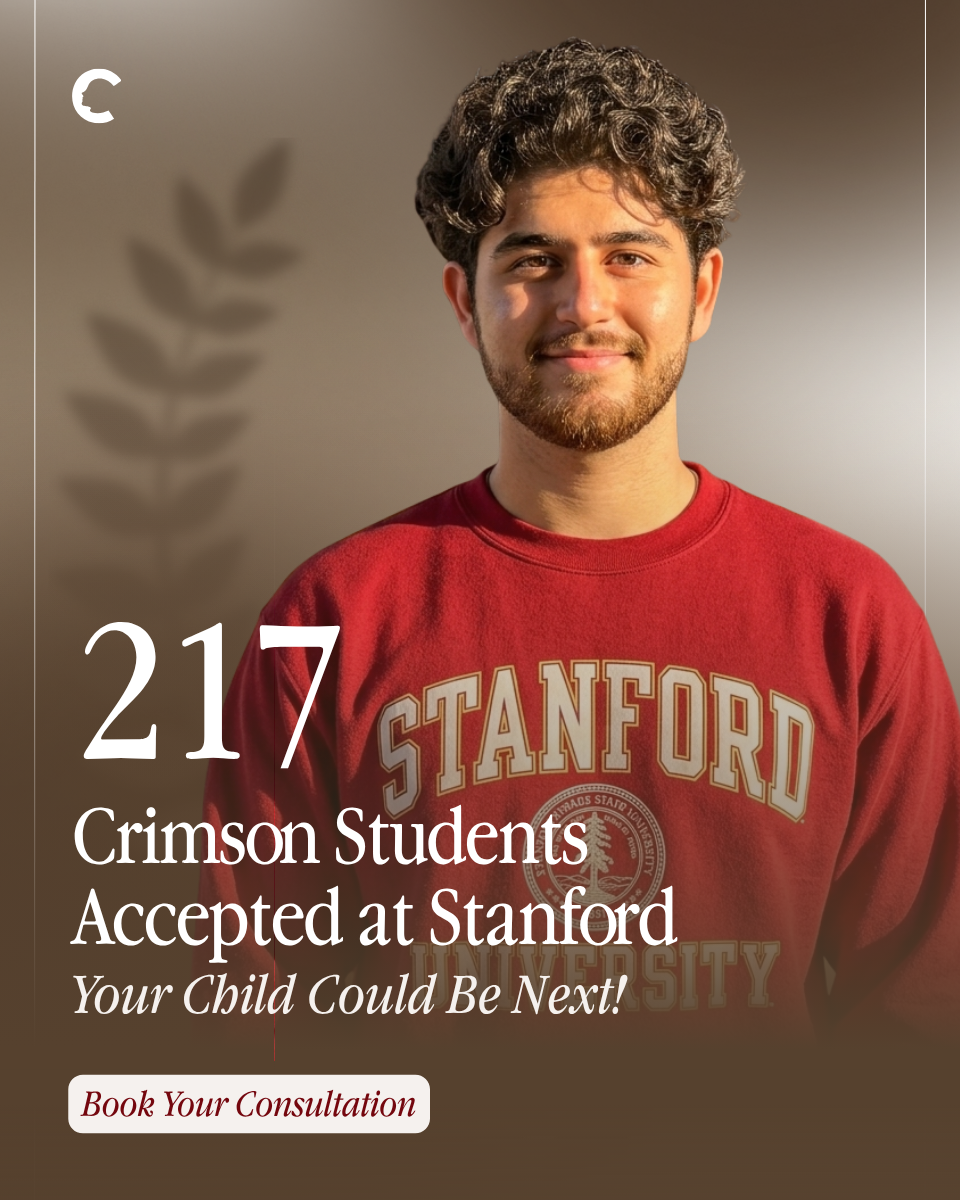 Crimson Education Facebook ad