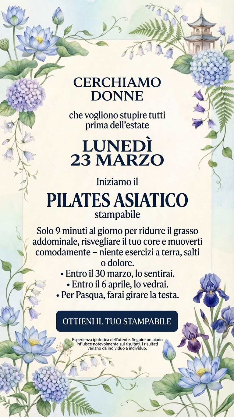 Pilates for 45+ beauties Facebook ad