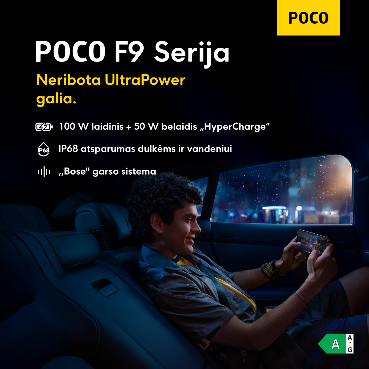 POCO Facebook ad: Flagmano galia be kompromisų