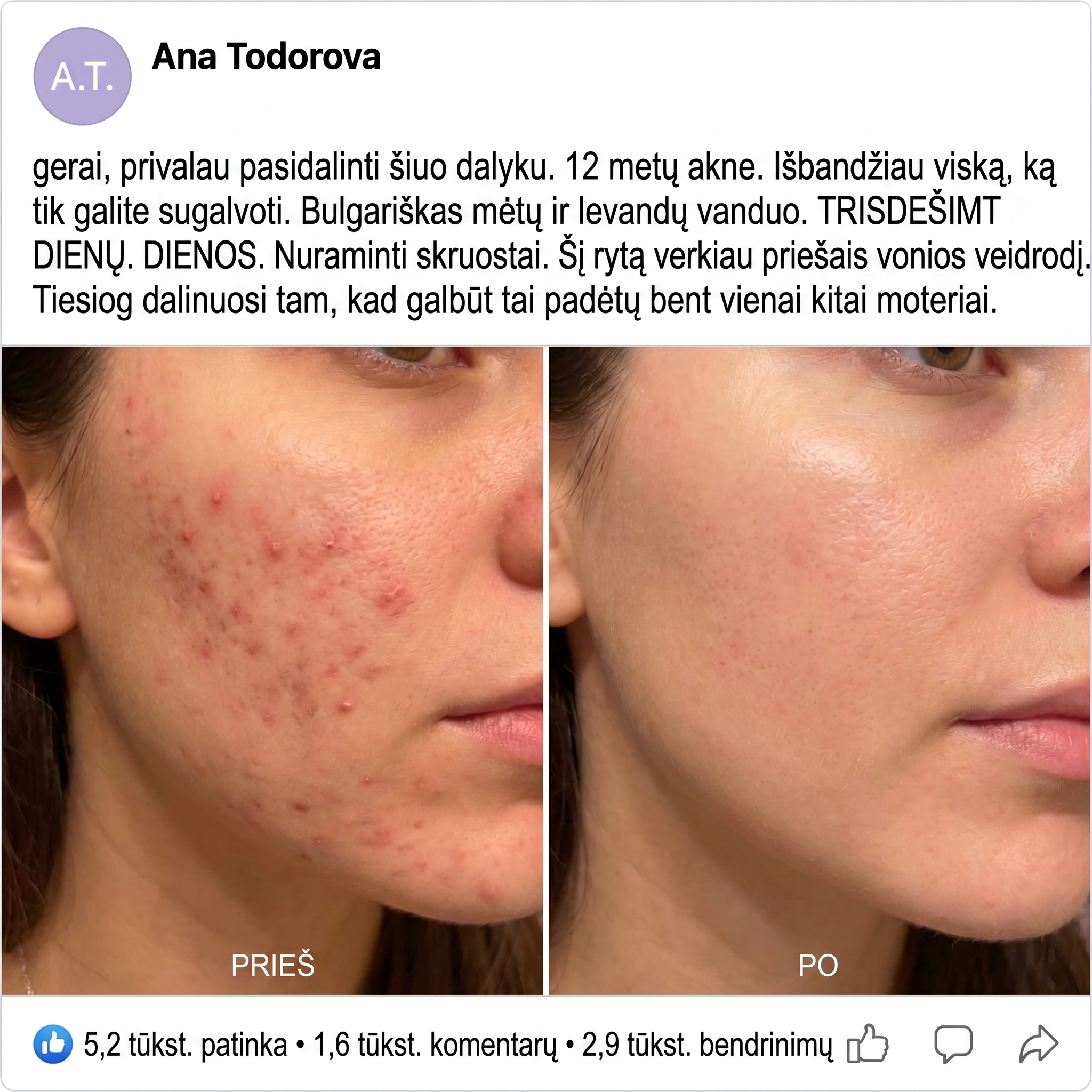 InaEssentials.lt - Organinė Kosmetika Facebook ad
