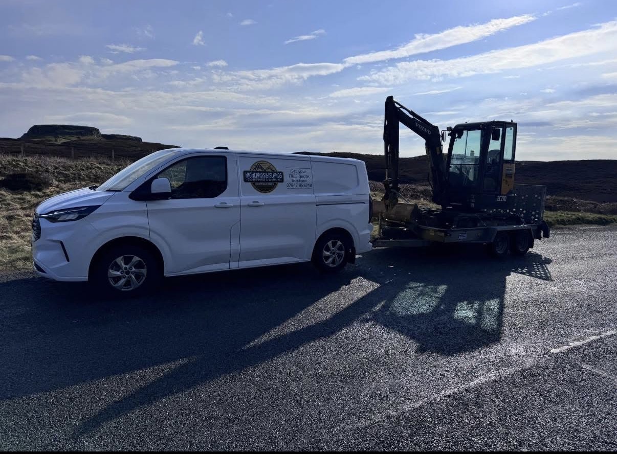 Highlands & Islands Groundworks & Surfacing Contractors Facebook ad: We are available for free quotations across Skye…