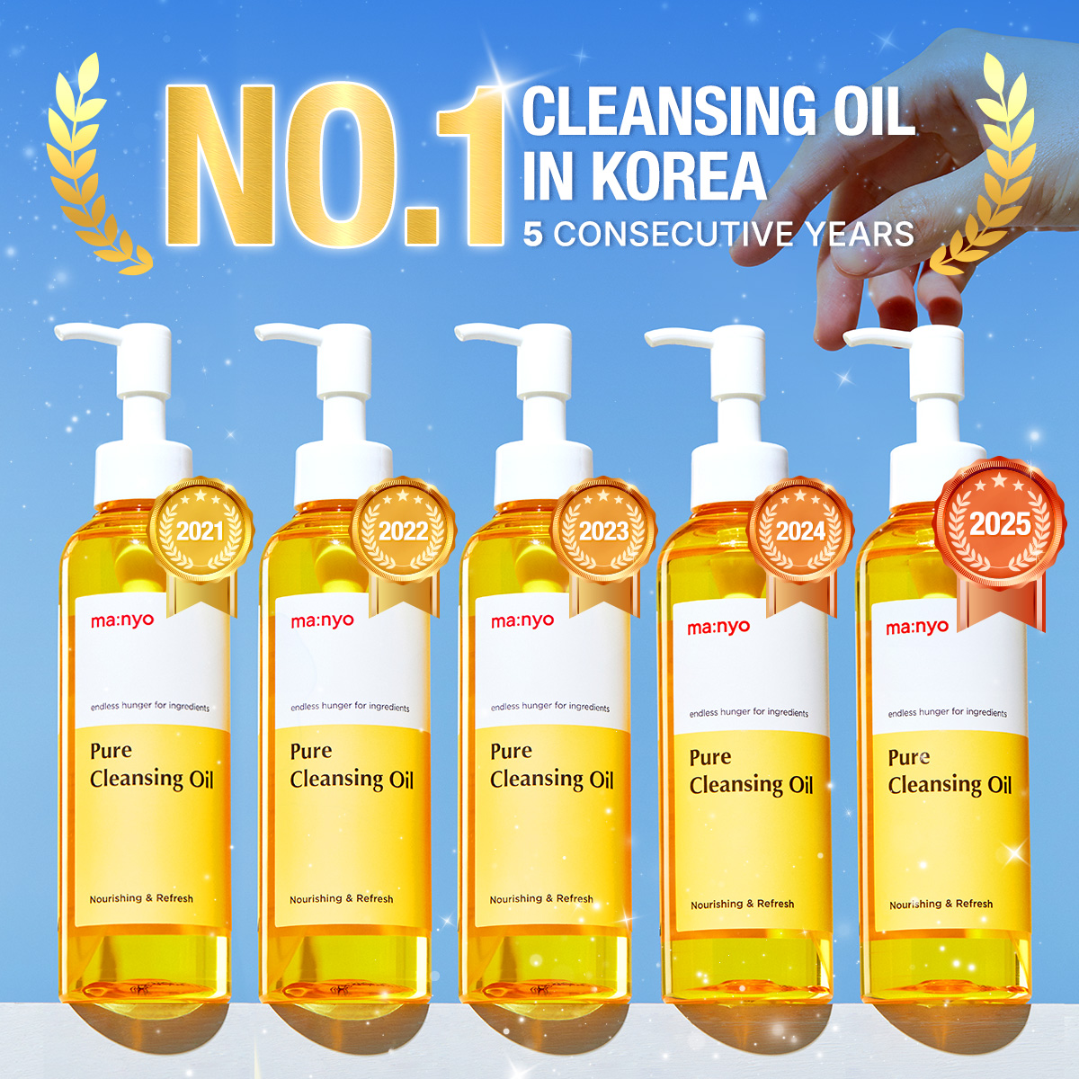 manyofactory_official_global Facebook ad: Start fresh with Pure Cleansing Oil