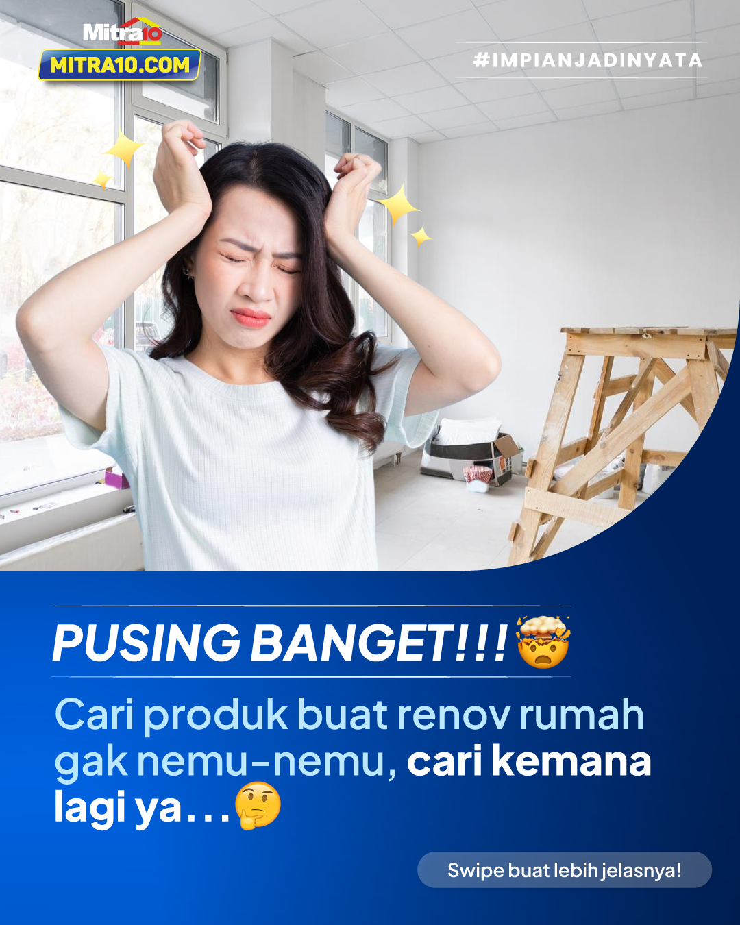 Mitra10 Supermarket Bahan Bangunan Facebook ad: Belanja bahan bangunan & perlengkapan rumah jadi lebih…