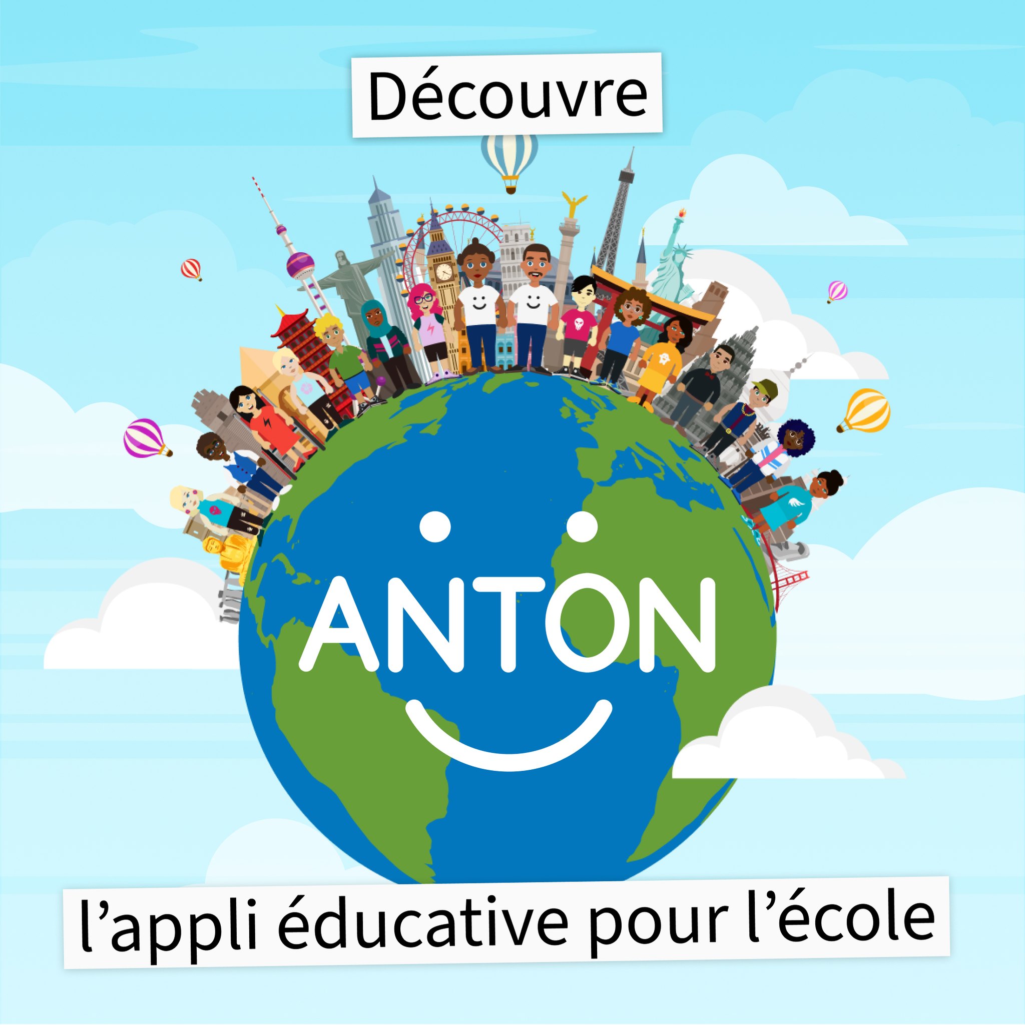 ANTON - L’appli gratuite pour l’école primaire Facebook ad