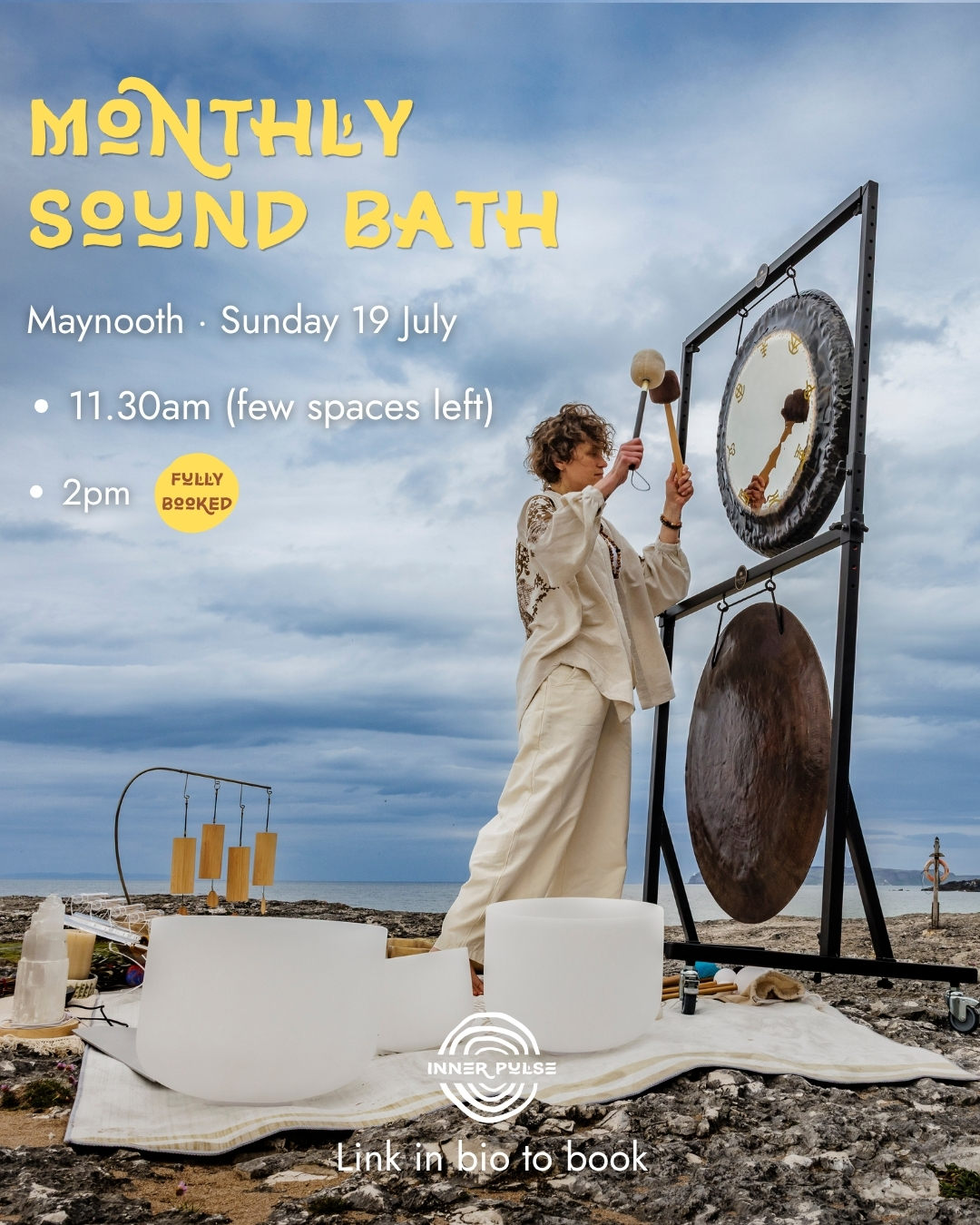 inner.pulse.ie Facebook ad: Monthly Inner Pulse Sound Bath, Maynooth