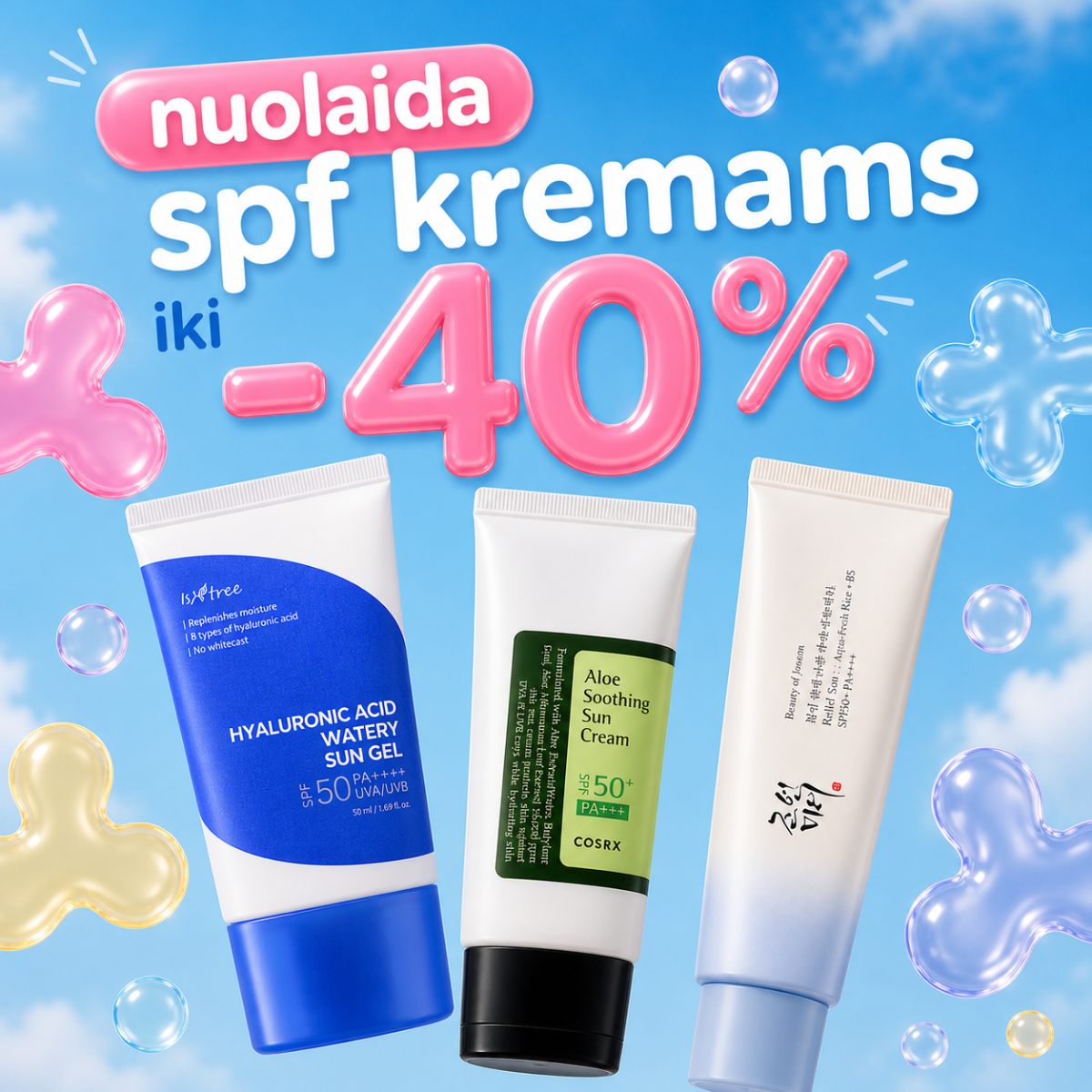 Asian Blossom korėjietiška kosmetika Facebook ad