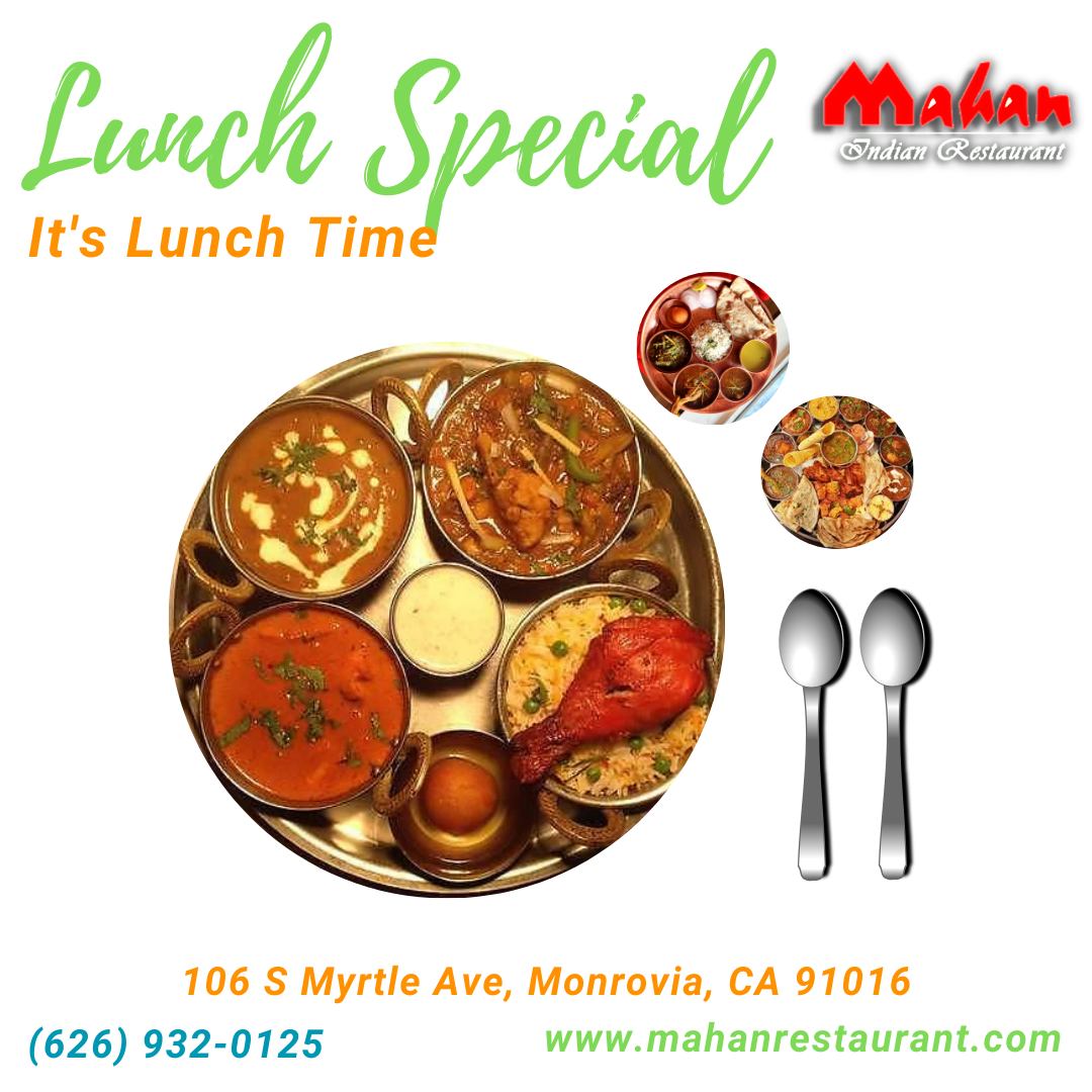 Mahan Indian Restaurant Monrovia, CA Facebook ad: A passionately run Indian restaurant that provides true…