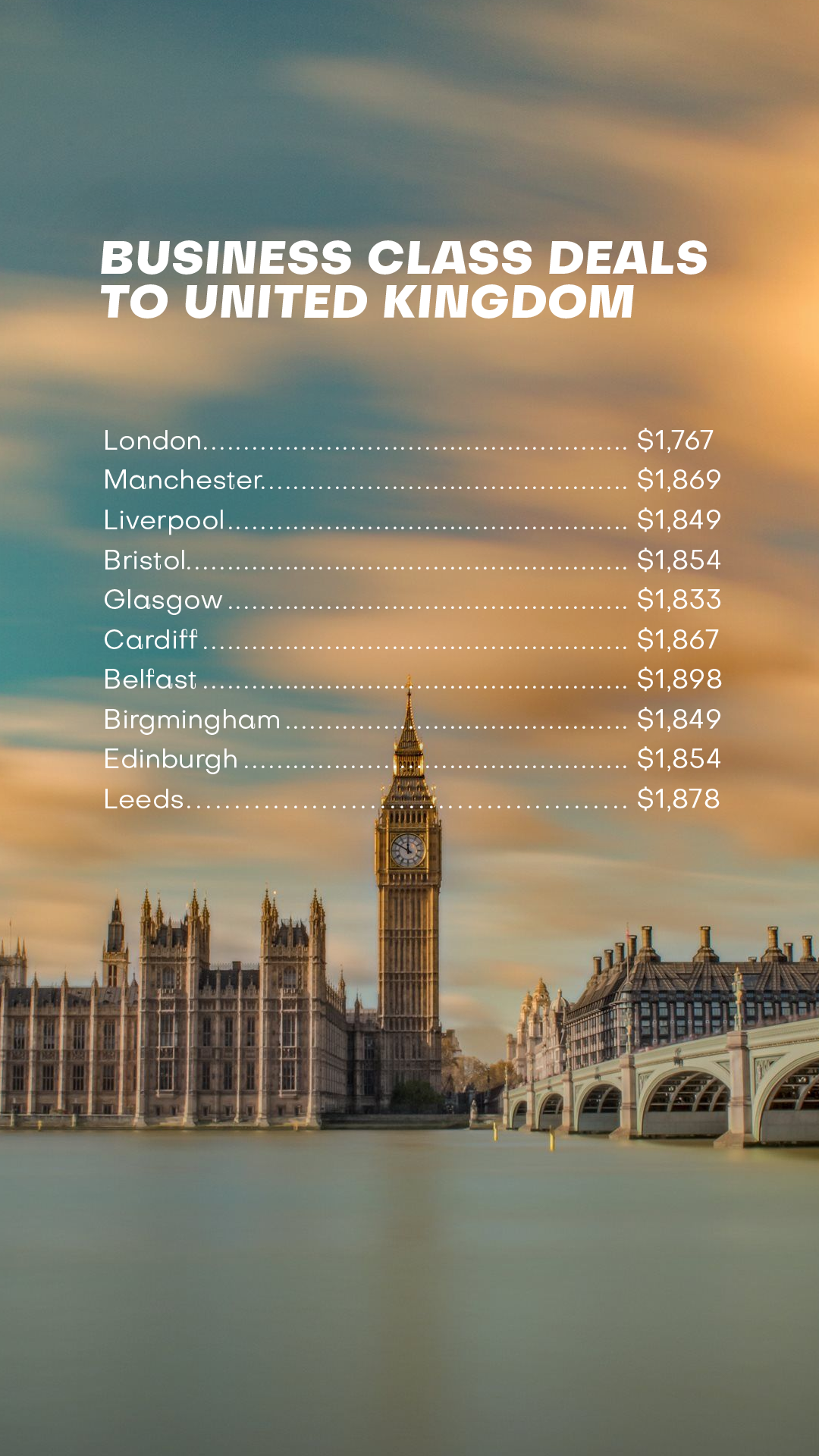 VIP Fares Facebook ad