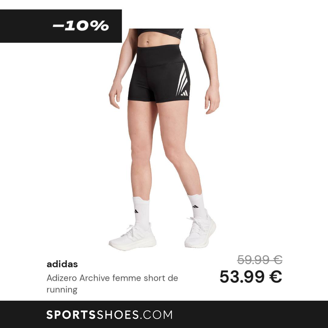 SportsShoes France Facebook ad: Découvrez notre large gamme d'Adidas, Asics, Saucony, Nike…