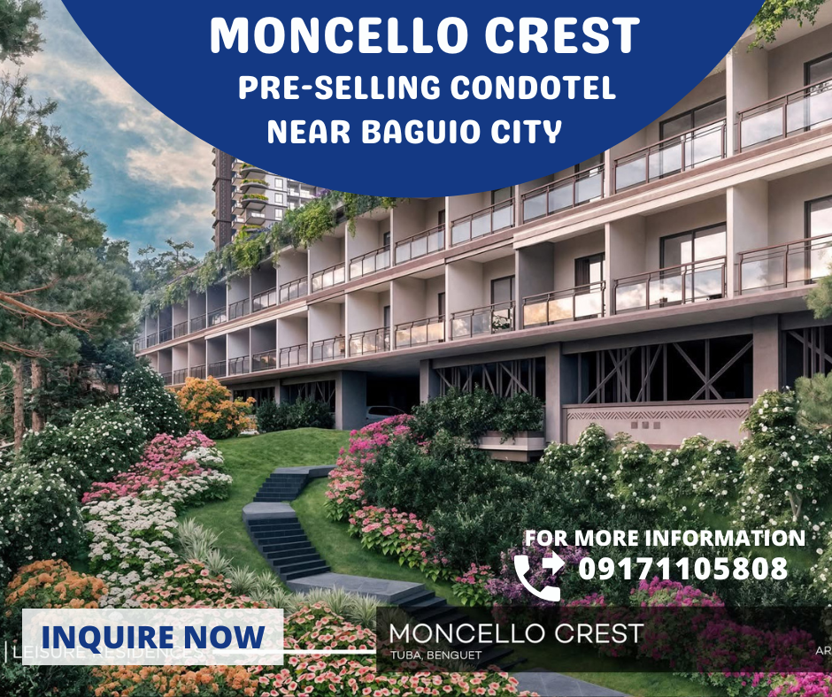 DMCI HOMES Property Investment in the Philippines by Edmund Lai Jr Facebook ad: Pre-Selling Condotel Near Baguio City!
