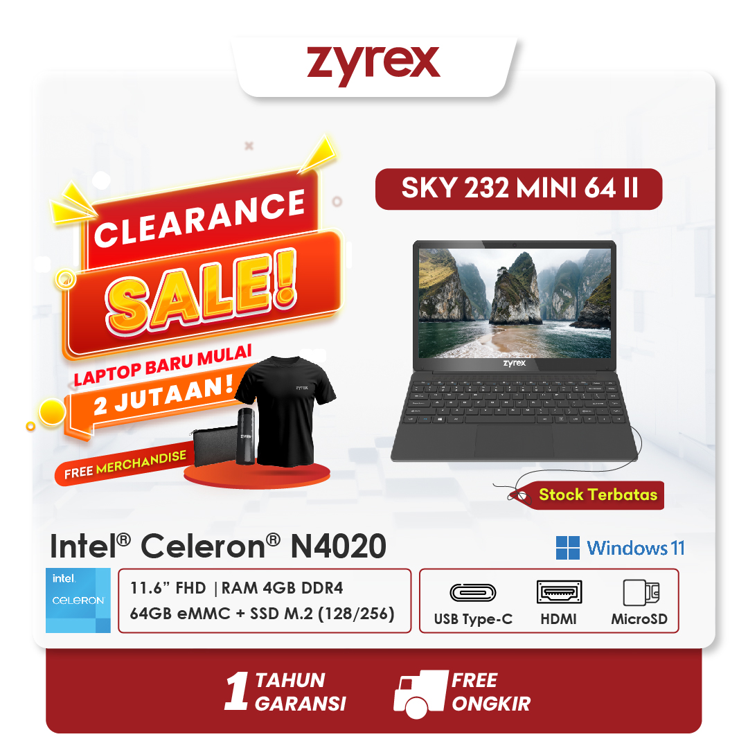 Zyrex The #1 Indonesia PC Facebook ad: Laptop 2 Jutaan FHD IPS