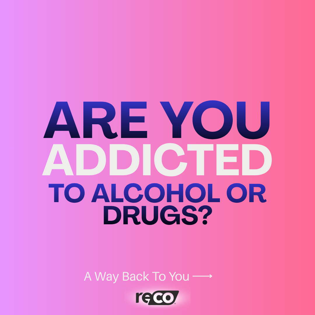 RECO Intensive Facebook ad: Addiction Has Taken Enough