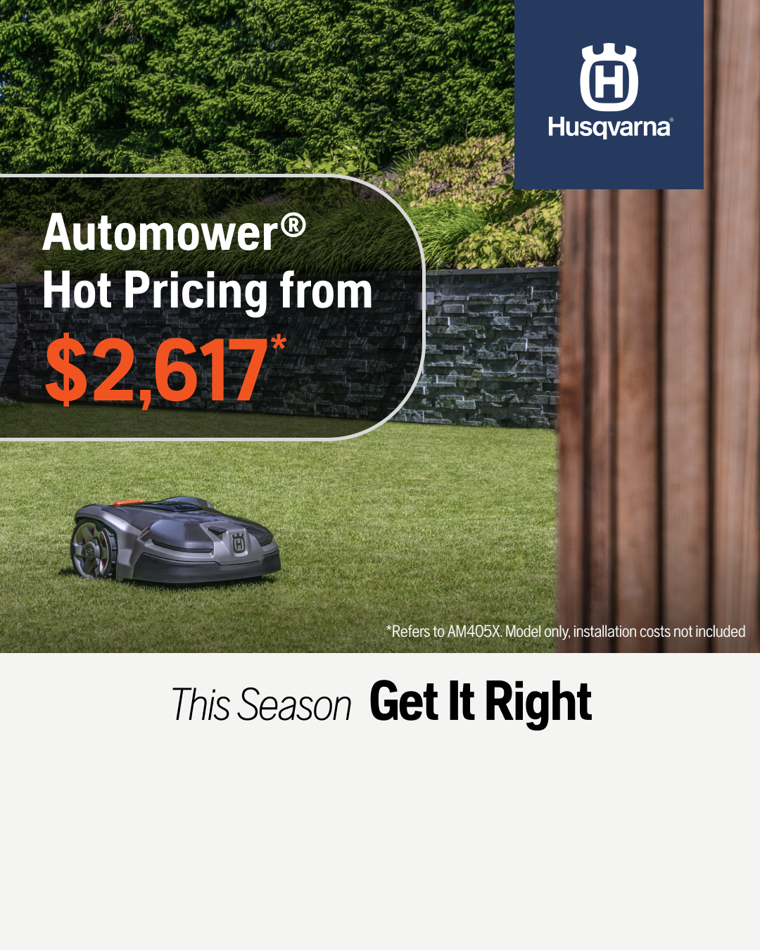 Husqvarna Facebook ad