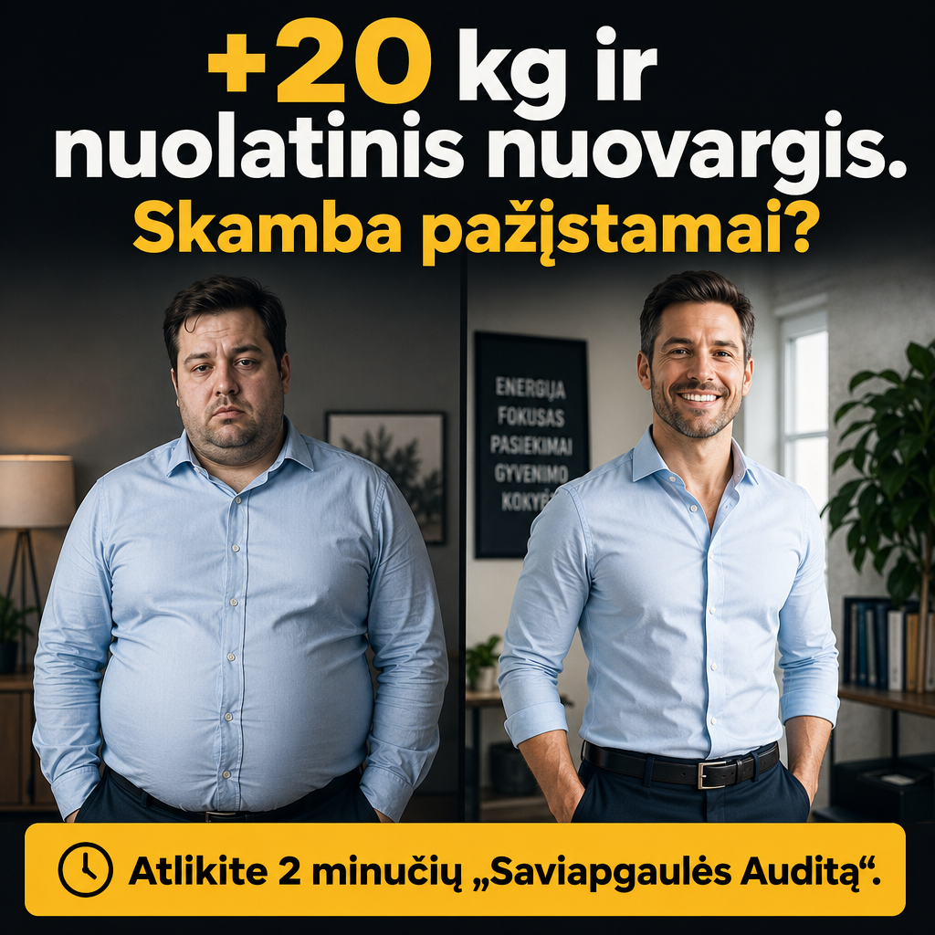 Evaldas Baltušonis - Pokyčių treneris Facebook ad: Ar tu prageri savo produktyvumą?