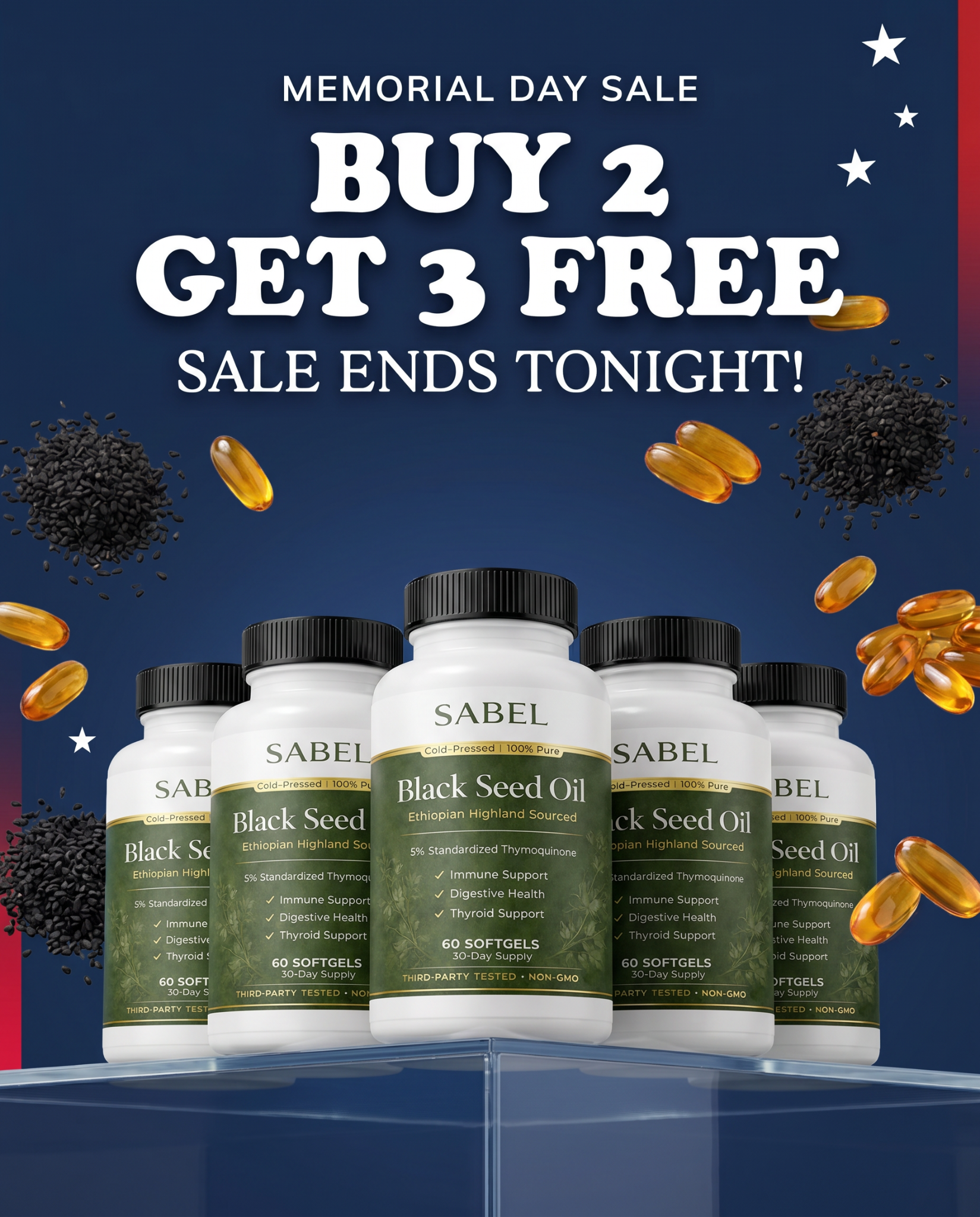 Sabel Facebook ad: The 10X Stronger Black Seed Oil Your Body Needs