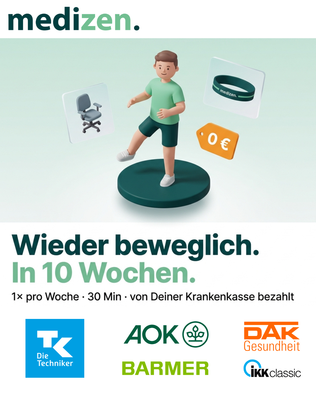 Medizen Fitness App Facebook ad