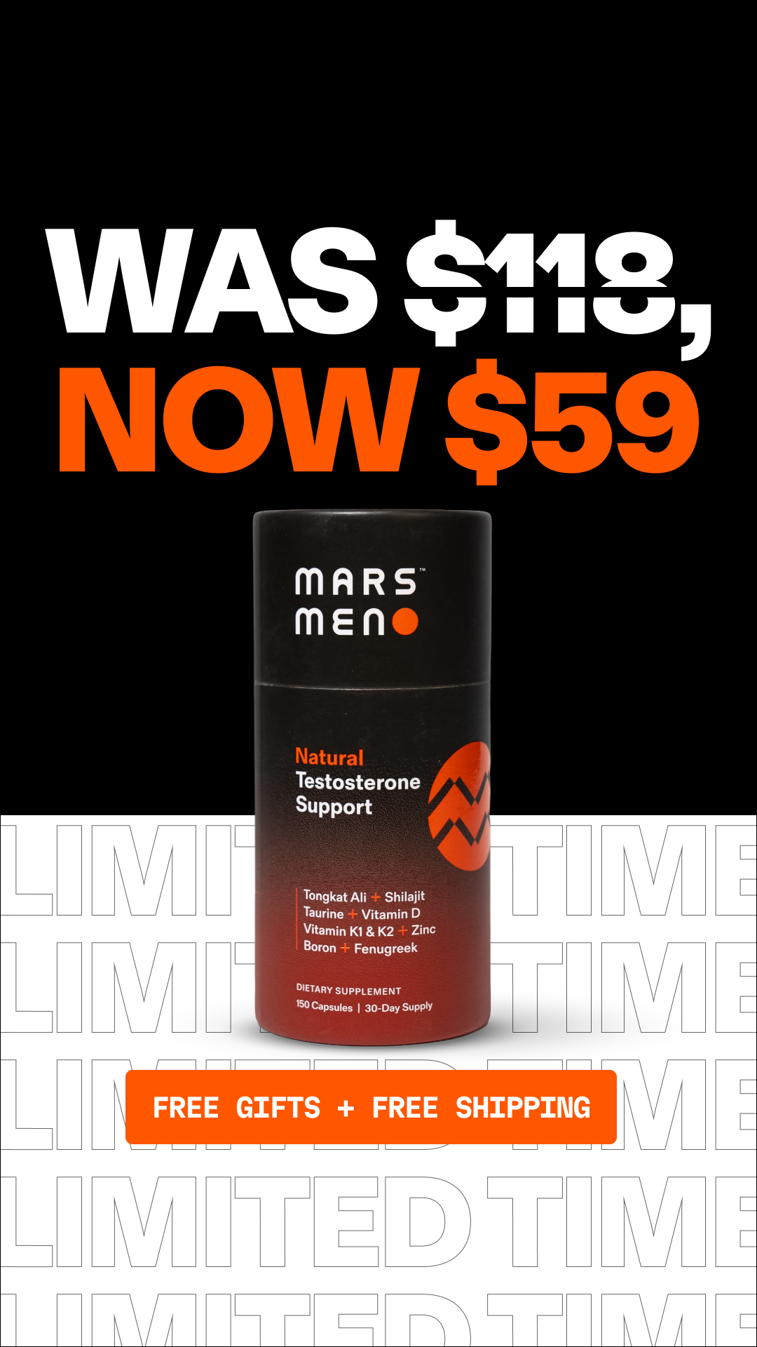 Mars Men Facebook ad