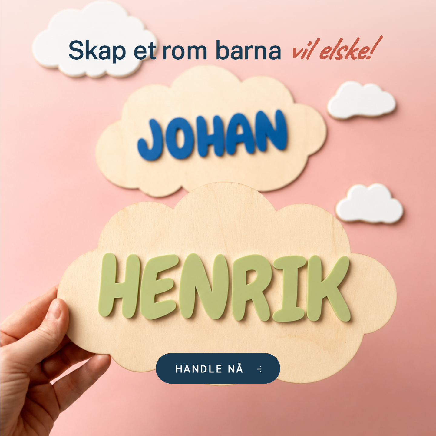 ByRossland Facebook ad: La barnet velge favorittfargen sin