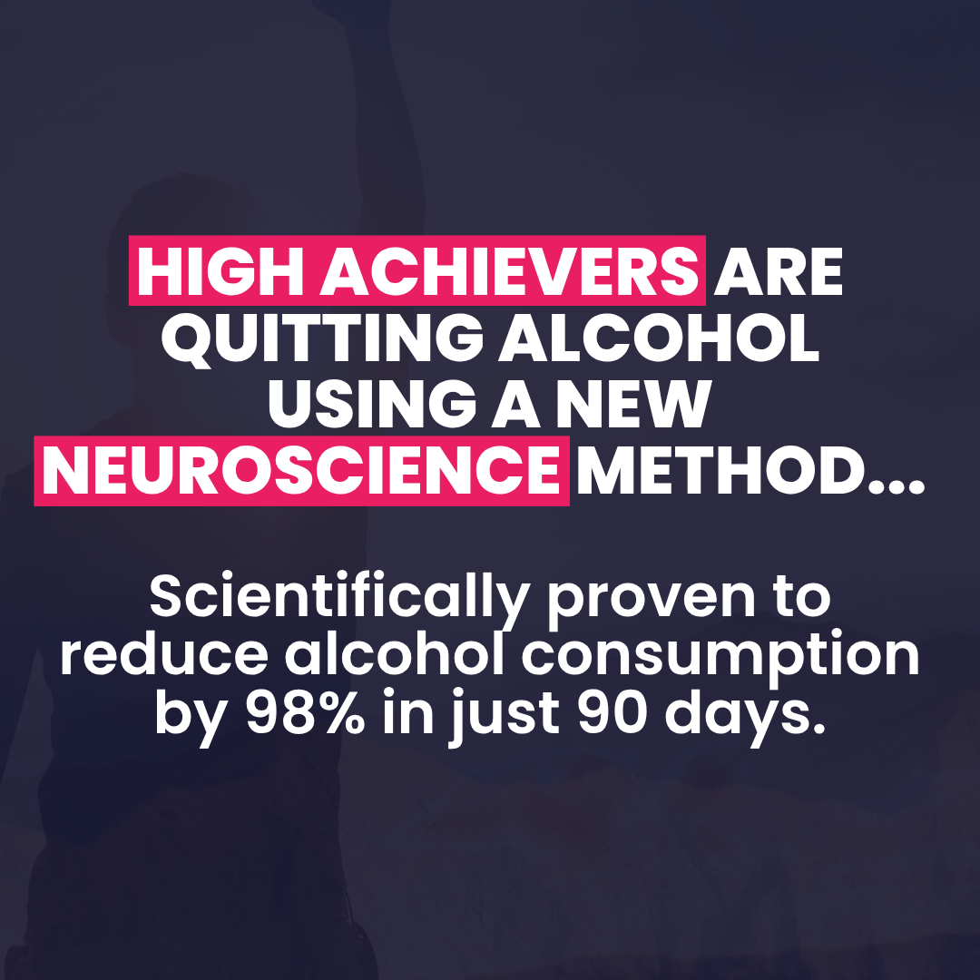 Alcohol Free Lifestyle Facebook ad: 98% Effective Stop Drinking Program for CEO’s and Executives
