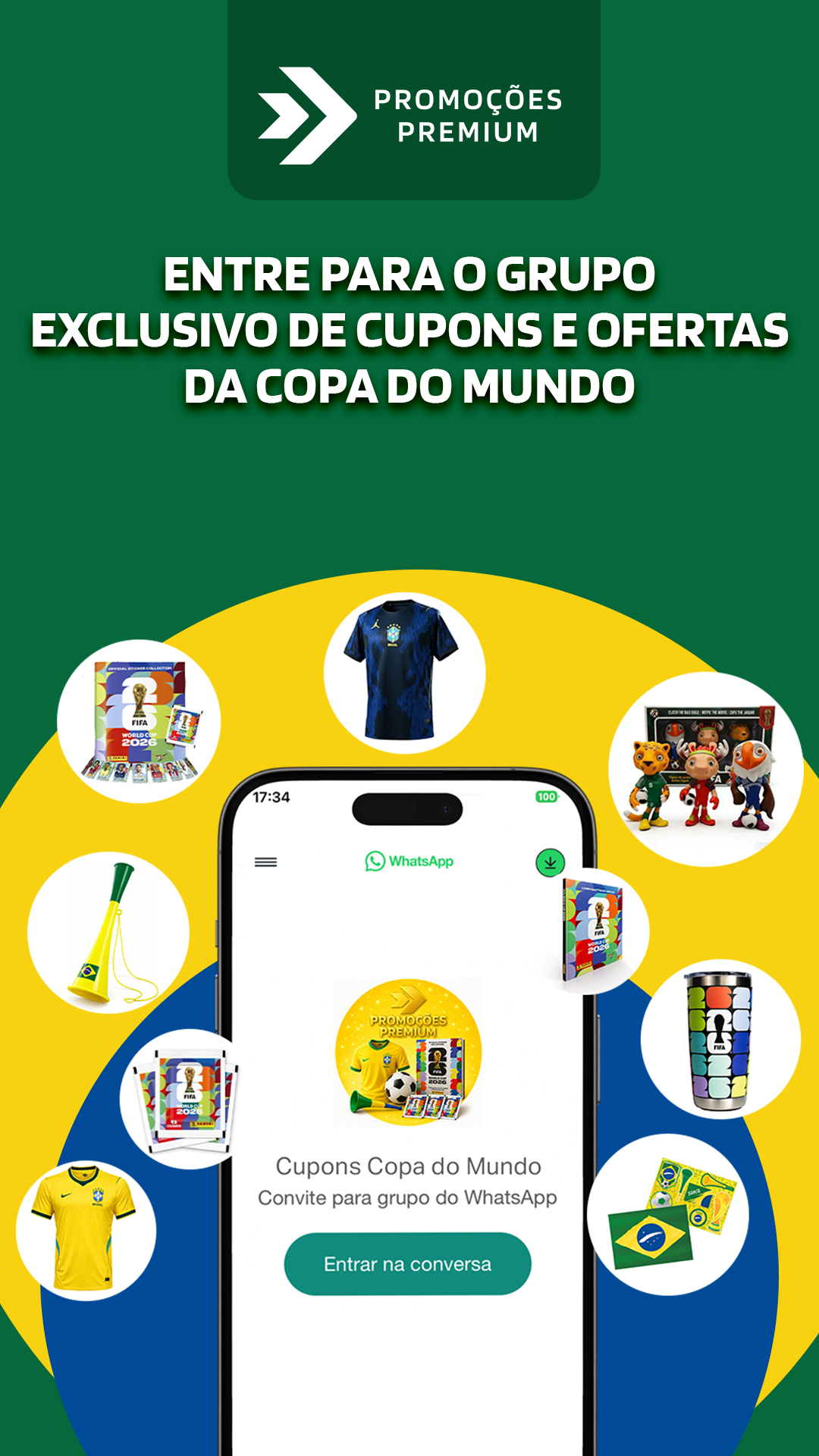 Promoções Premium Facebook ad