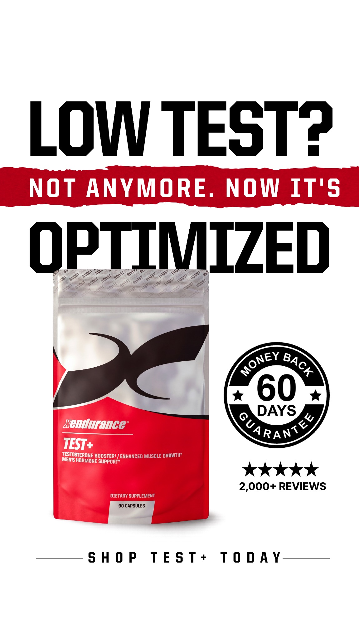 Xendurance Facebook ad from Aug 12, 2026