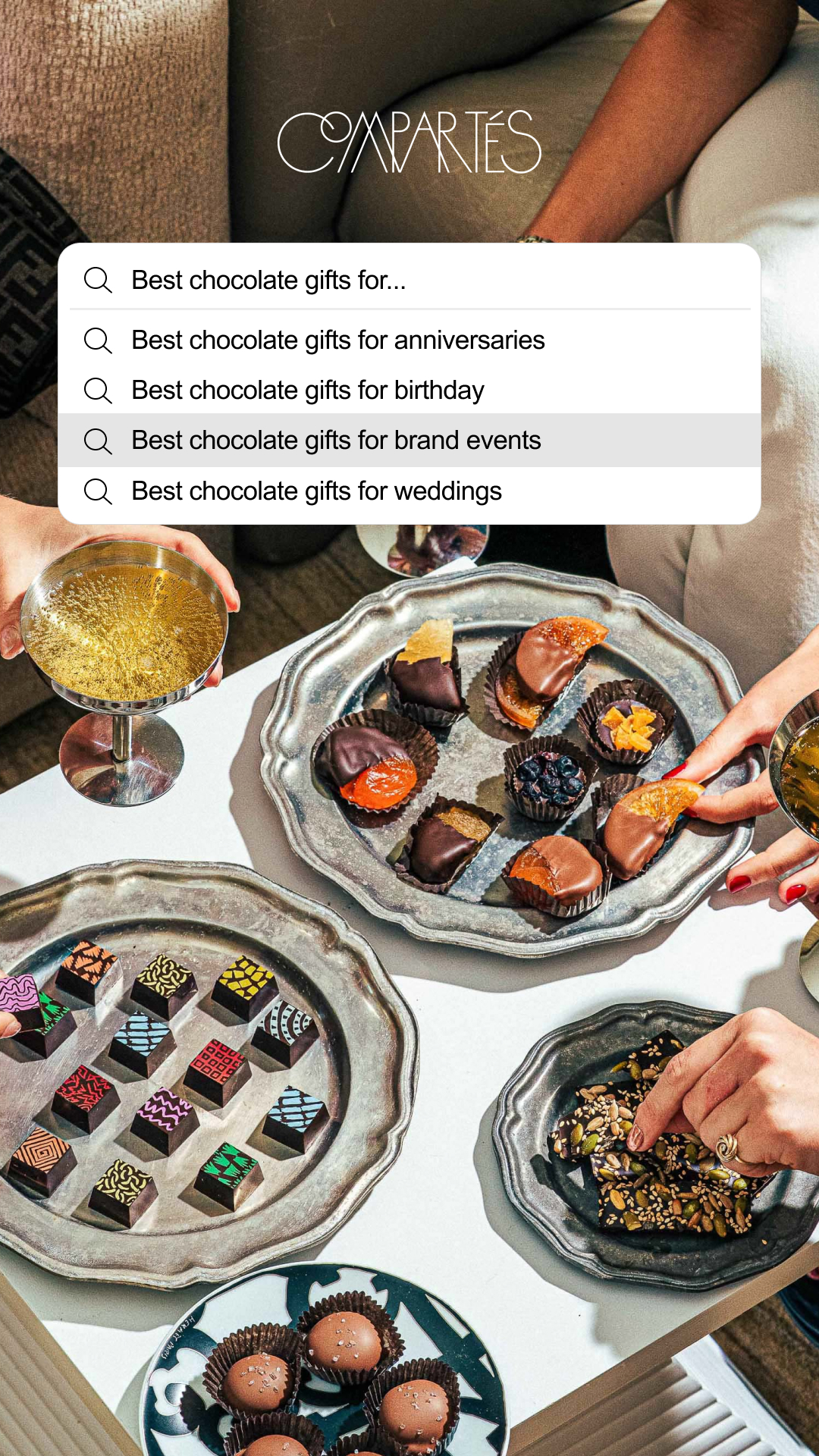 Compartes Chocolate Facebook ad