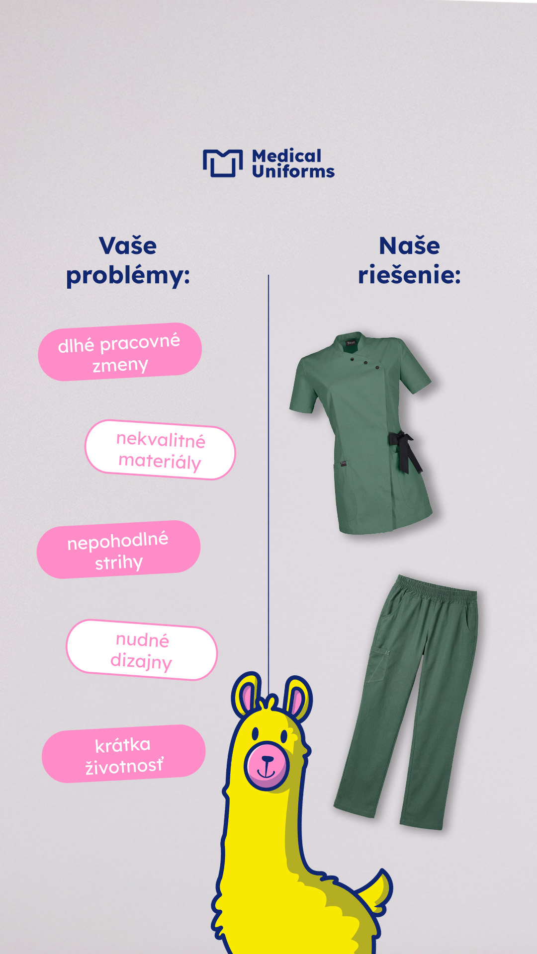 MEDICAL-UNIFORMS.sk Facebook ad