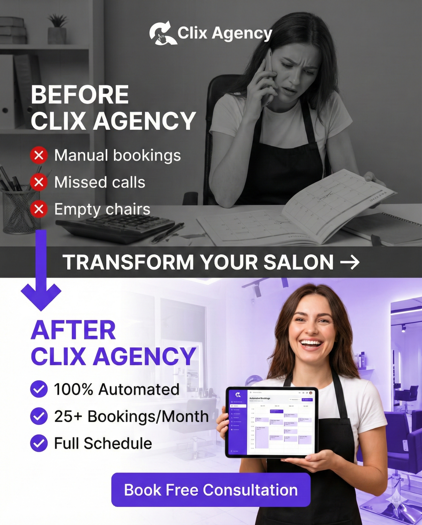 Clix Solutions Facebook ad