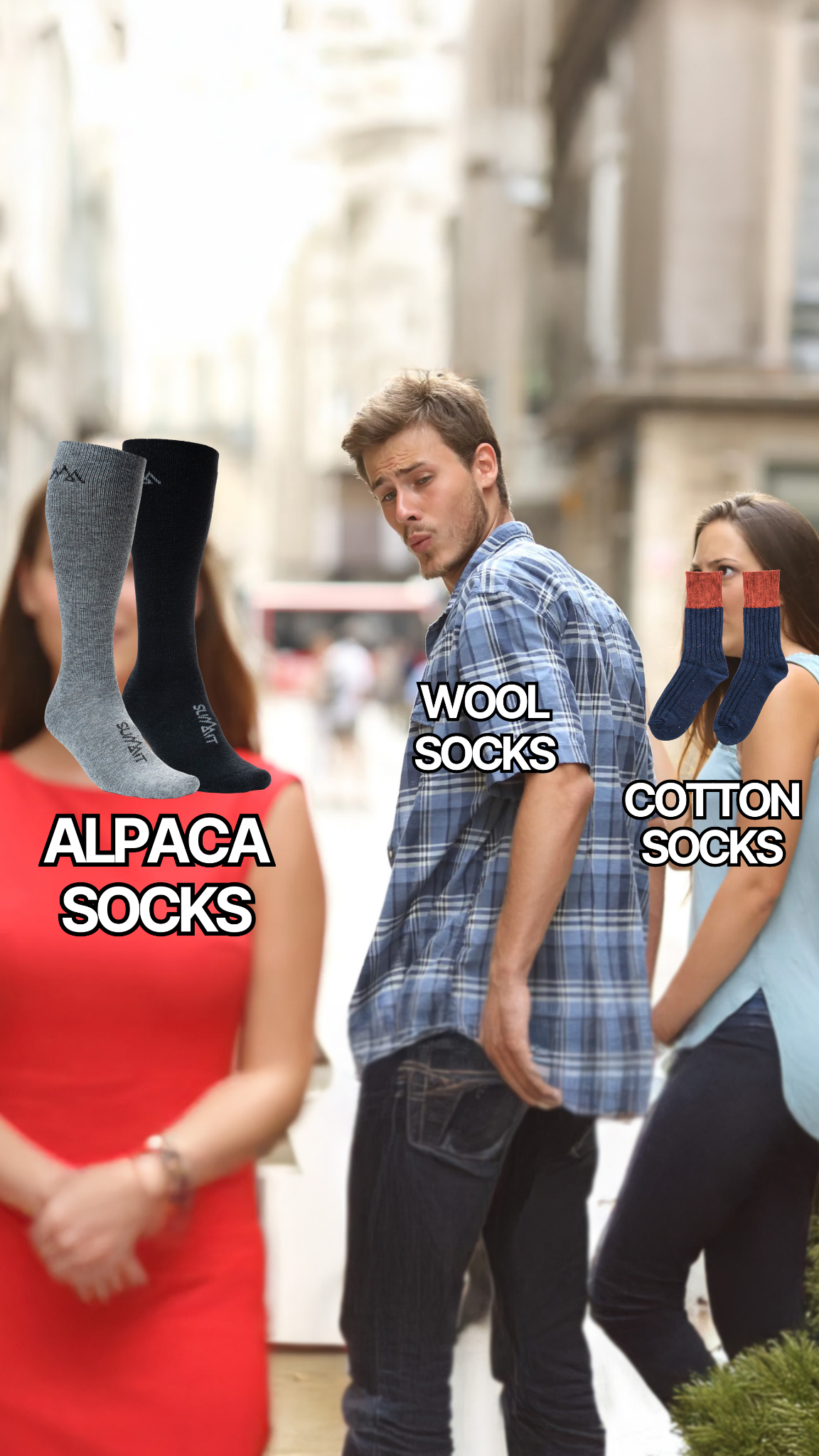 Summit Alpaca Socks Facebook ad