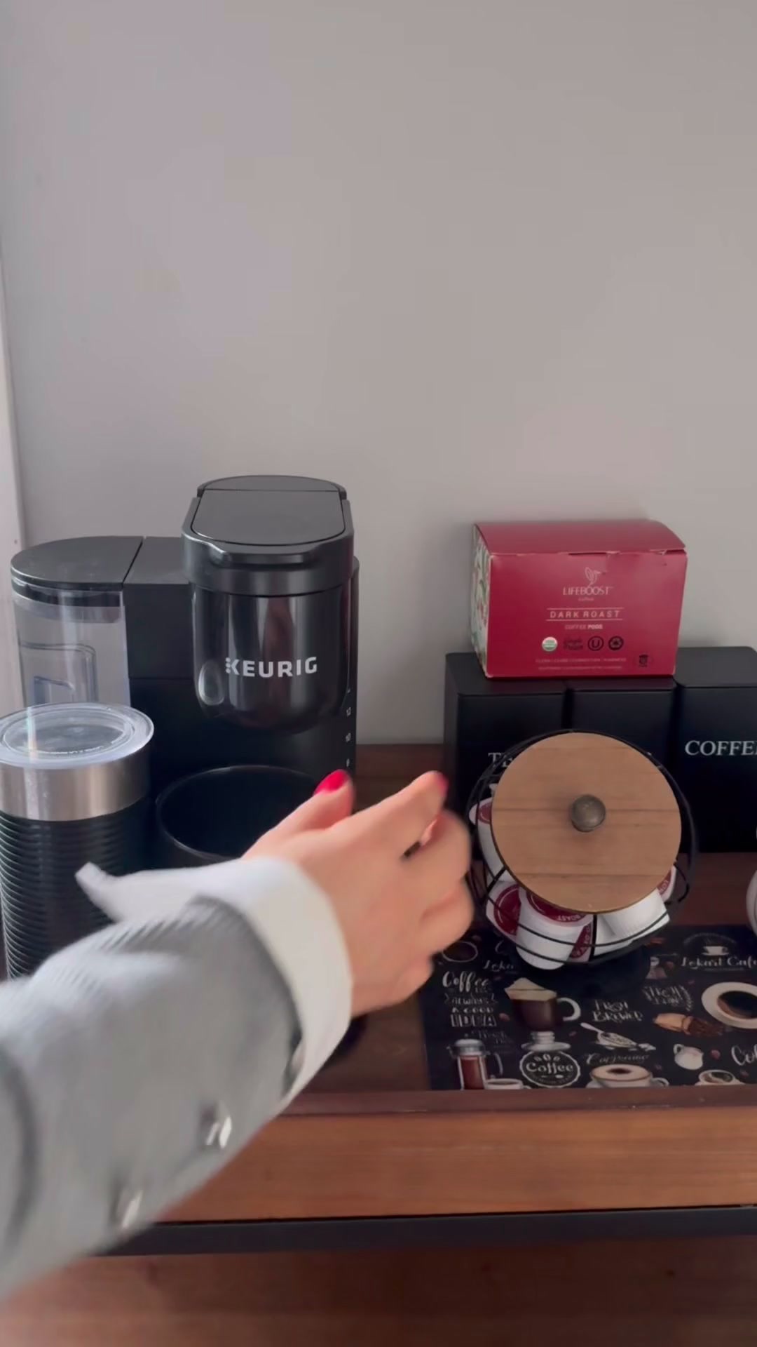 Lifeboost Coffee Facebook ad: Finally, Coffee Pods! Low-Acid & Delicious