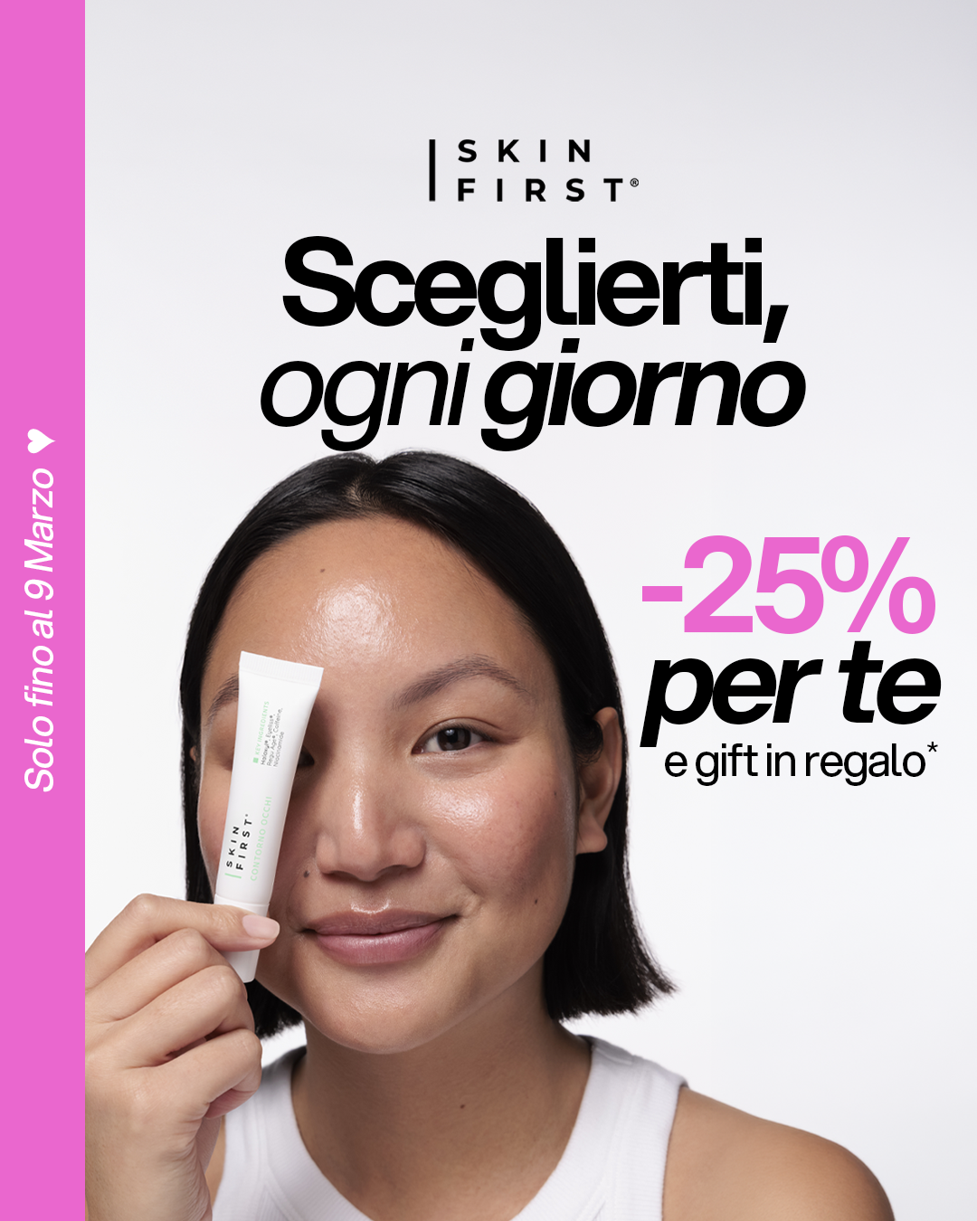 SKIN FIRST Facebook ad