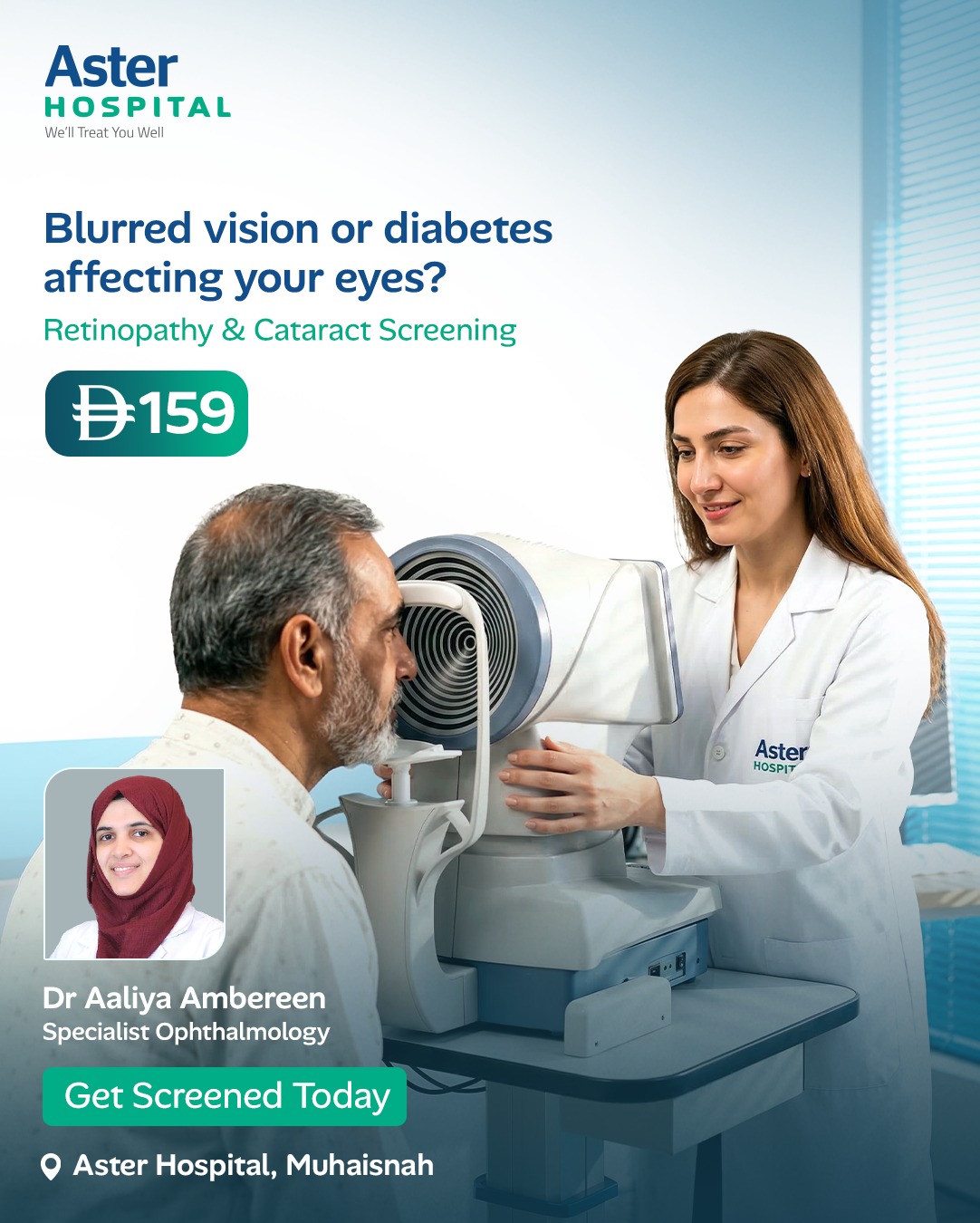 Aster Hospitals Facebook ad