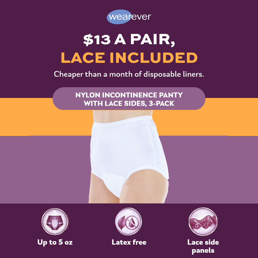 Wearever Facebook ad: Incontinence Panties - Incontinence Underwear for Women…