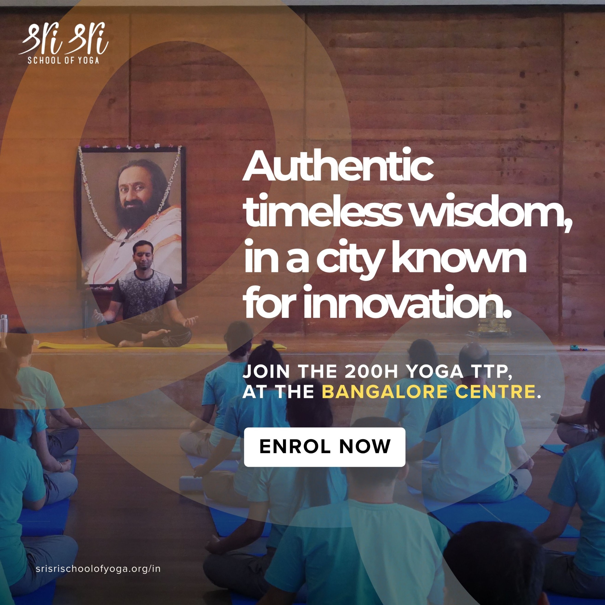 Sri Sri School of Yoga - Yoga Teacher Training Facebook ad