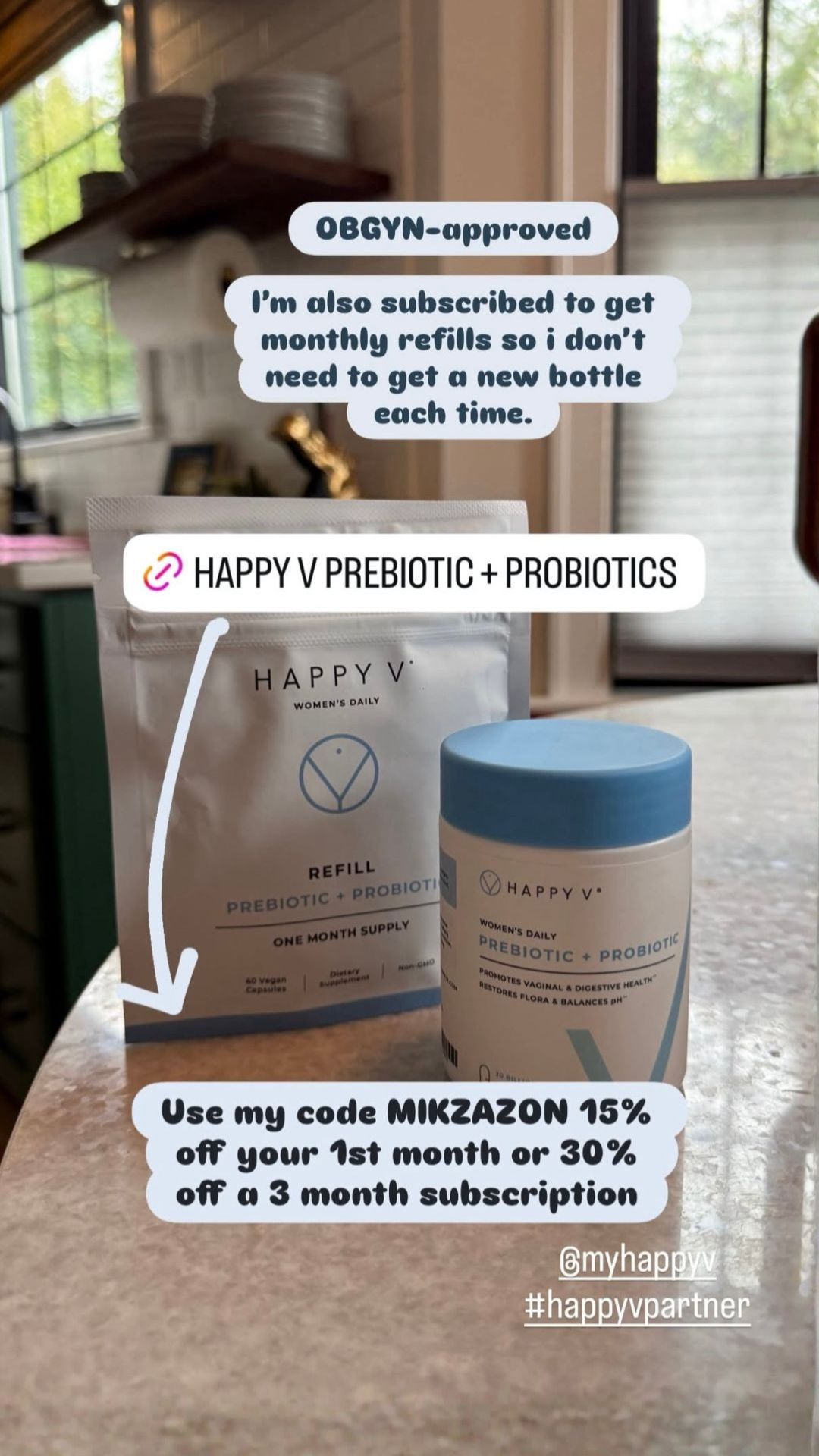 Happy V Facebook ad