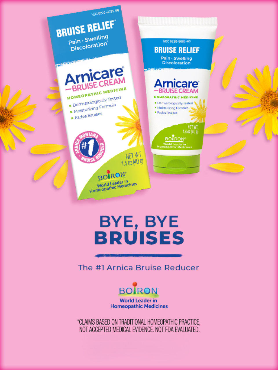 BOIRON USA Facebook ad: Bruise Easily? There's a Cream for That