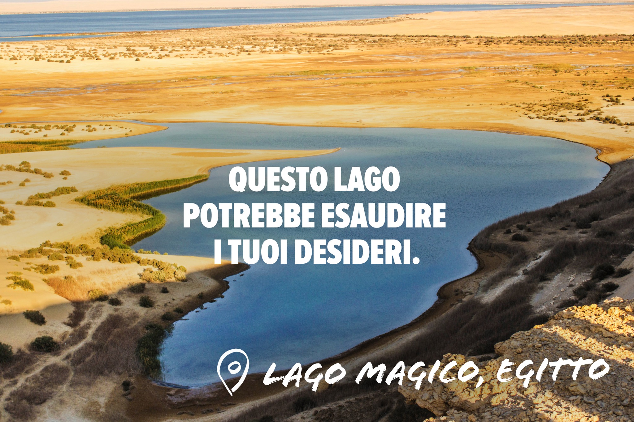 Eden Viaggi Facebook ad: A pochi chilometri da Sharm c’è il Lago…
