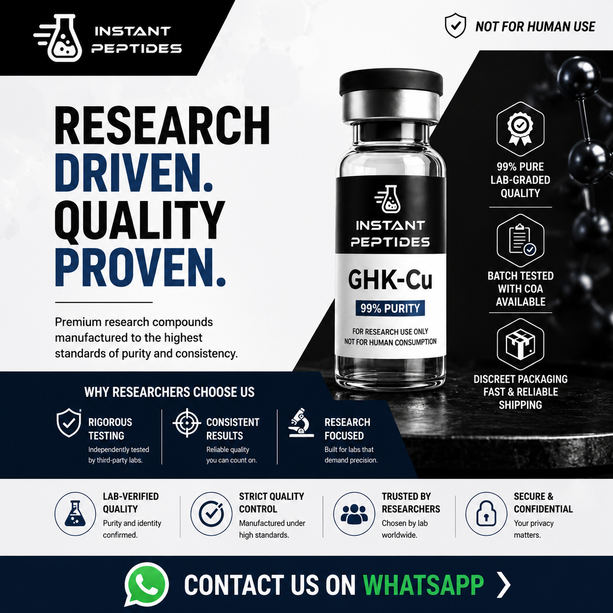 Peptide Lab Facebook ad: Guangzhou Peptide Factory | COA Verified Supply