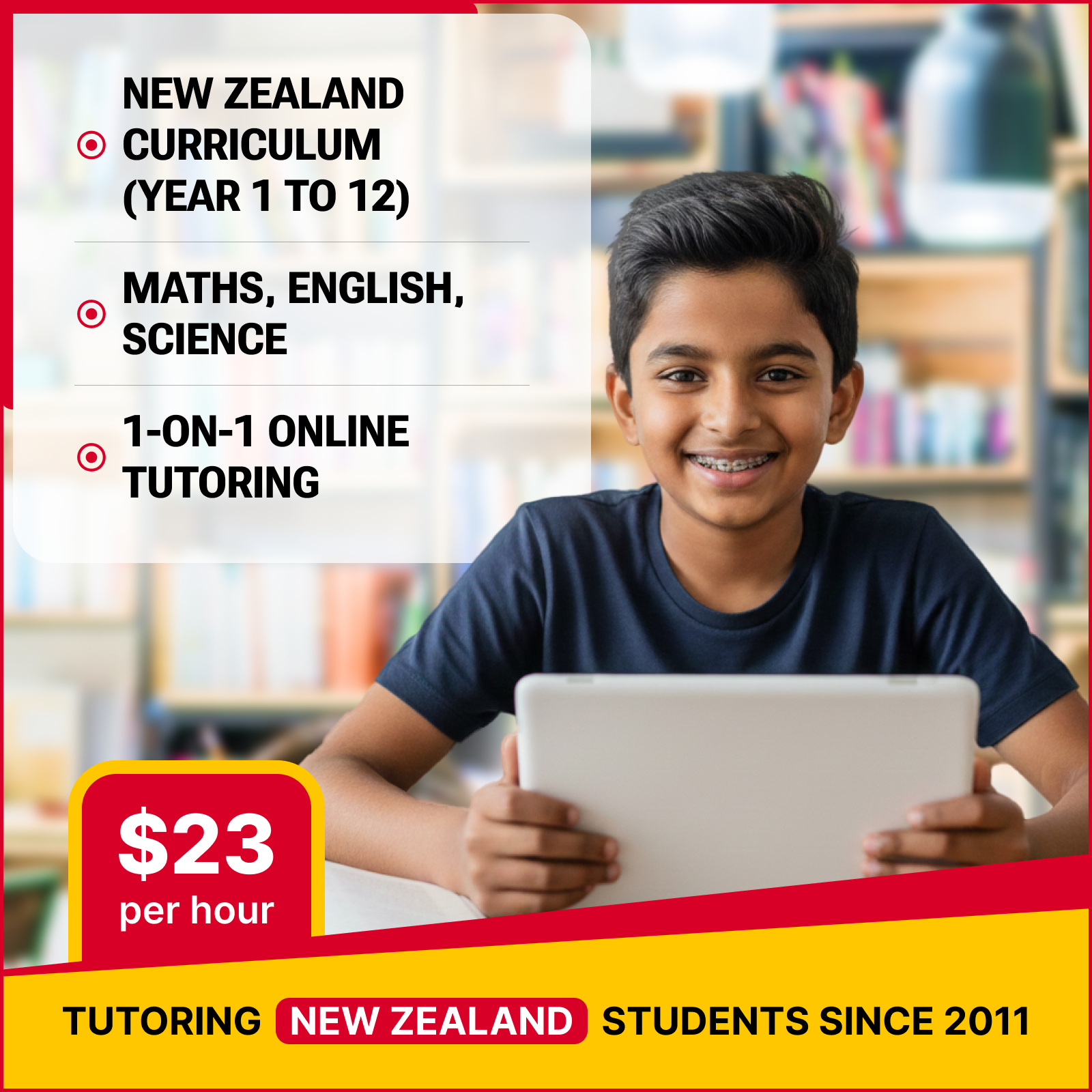 Jaya's Academy Facebook ad