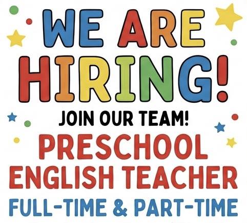 Little Tigers Trilingual Preschool Facebook ad: Hiring