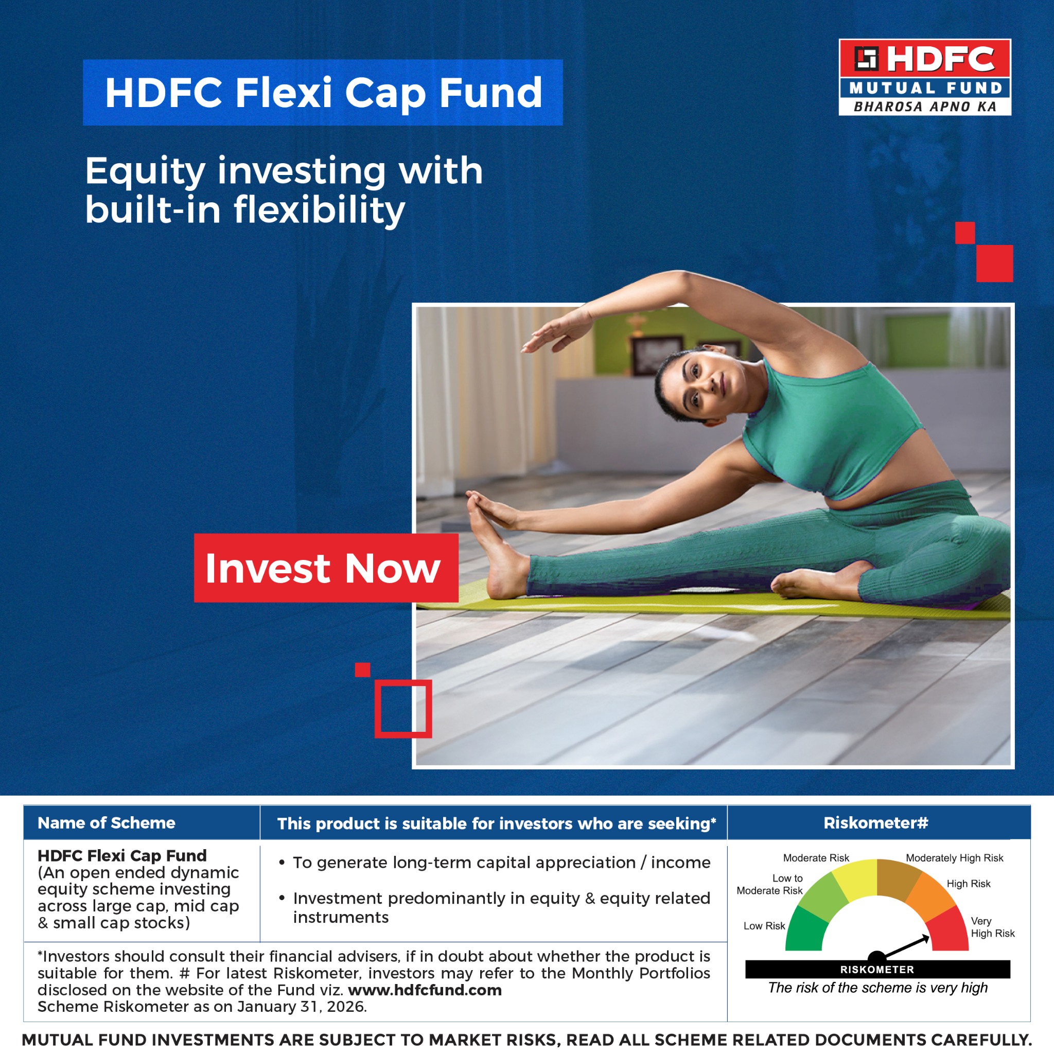 HDFC Mutual Fund Facebook ad