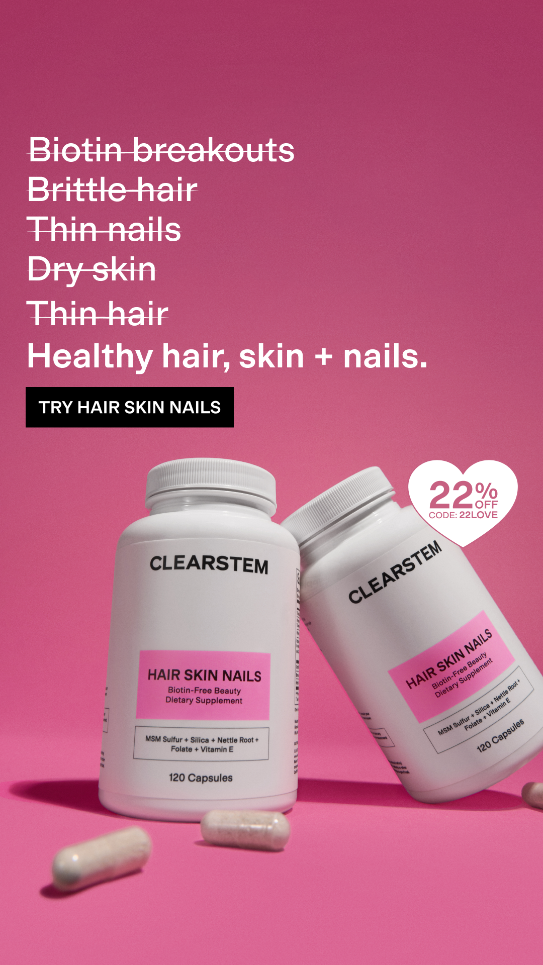 CLEARSTEM Skincare Facebook ad