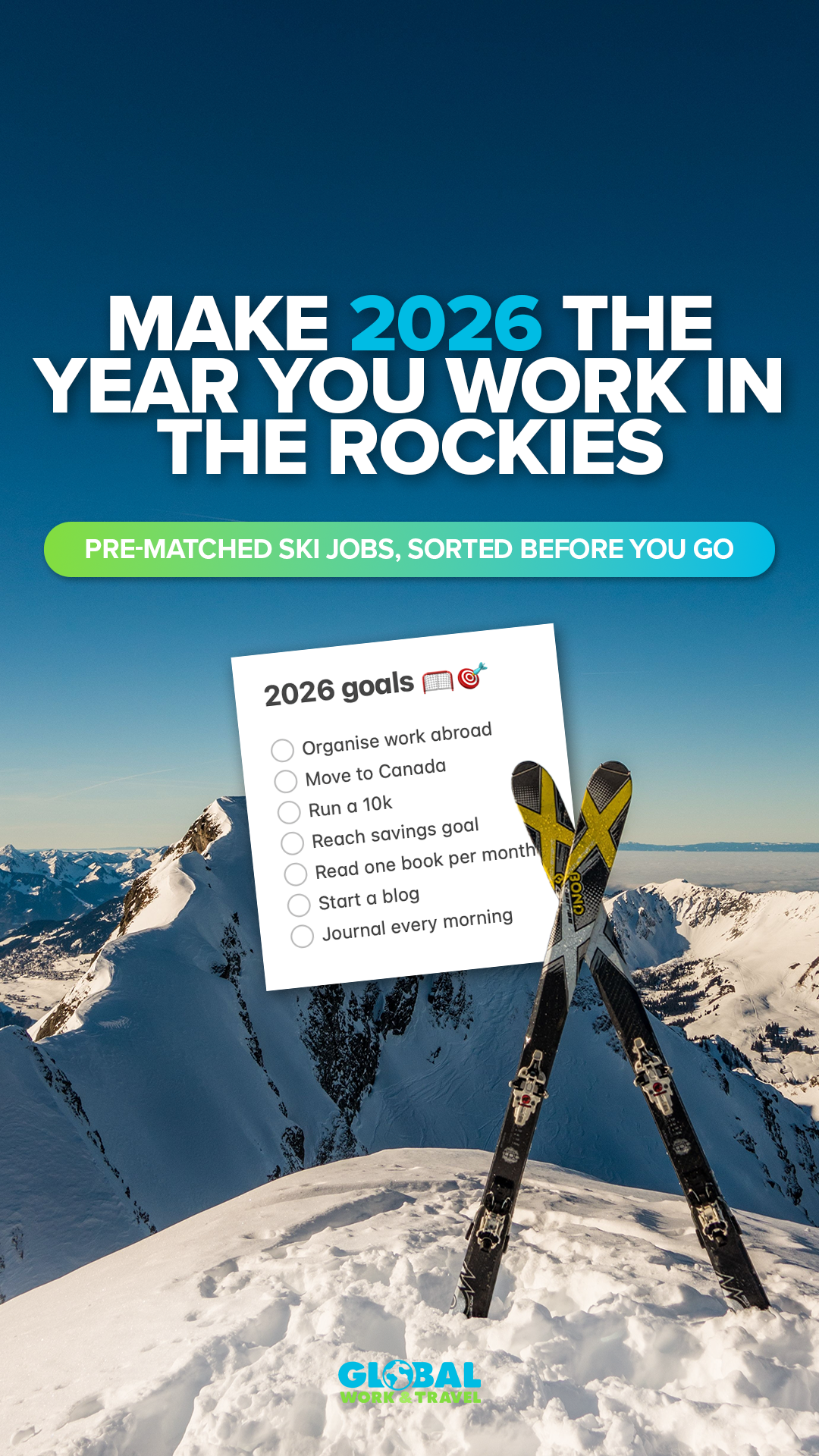 Global Work & Travel Facebook ad