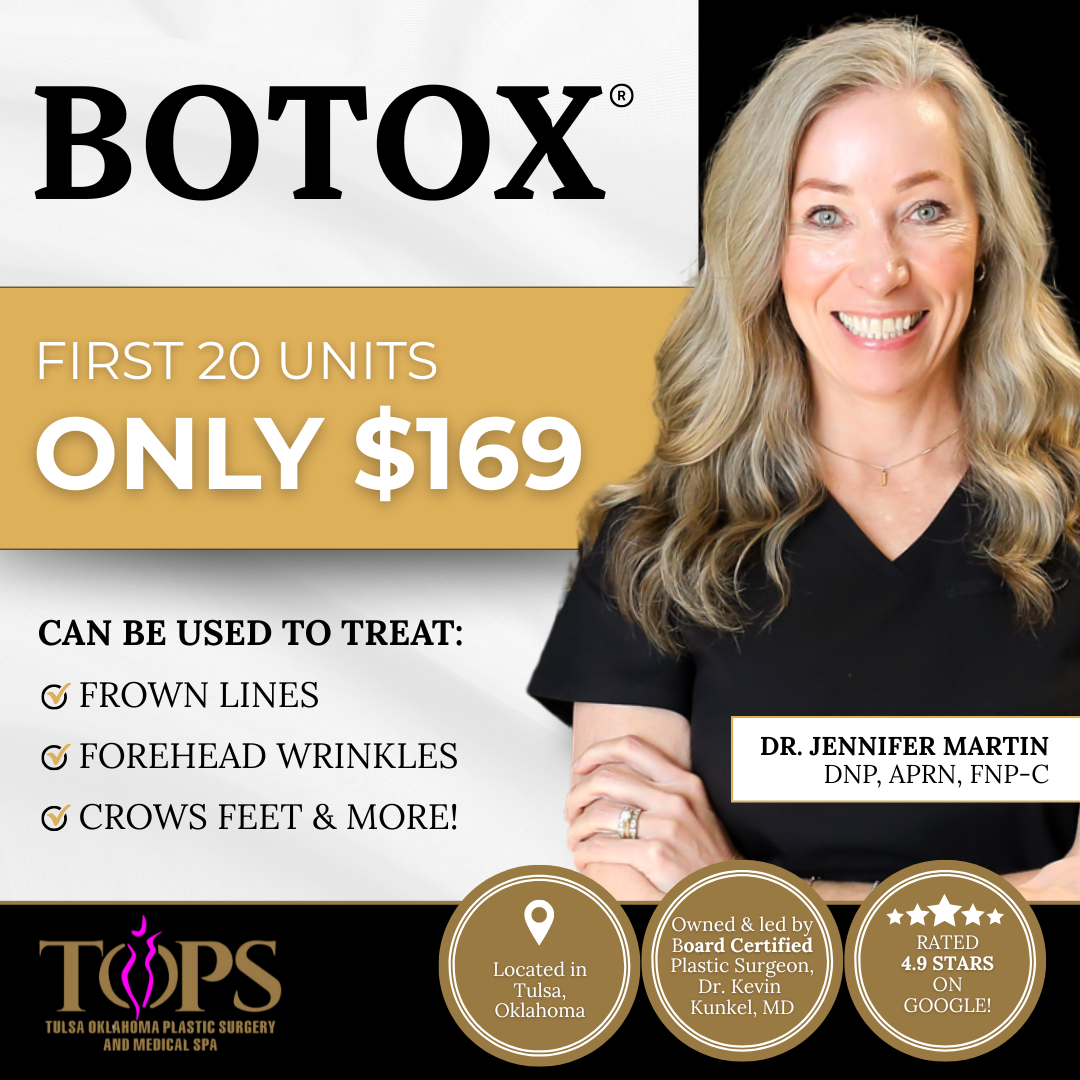 Tulsa Oklahoma Plastic Surgery/TOPS Medical Spa Facebook ad