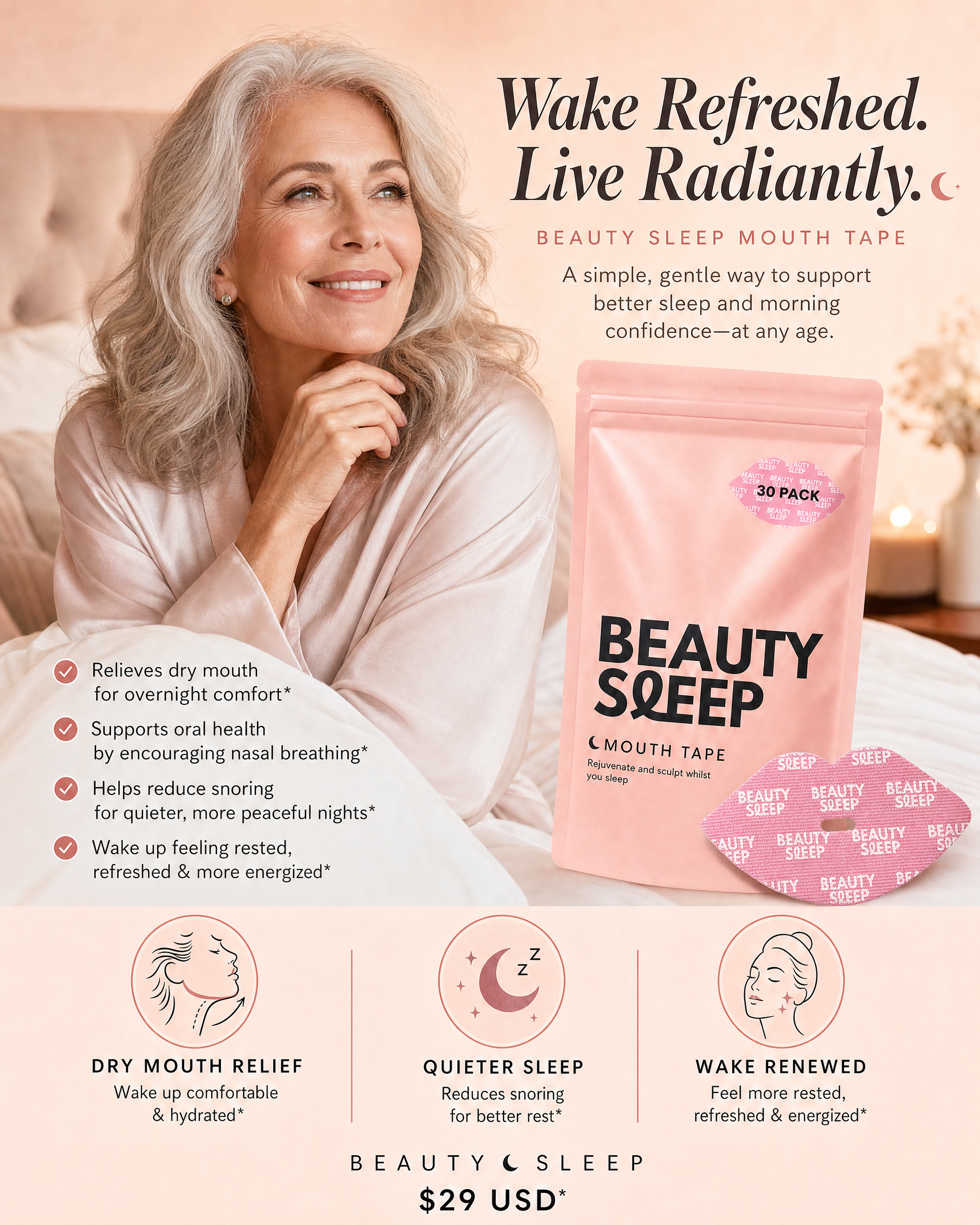 Beauty Sleep Facebook ad